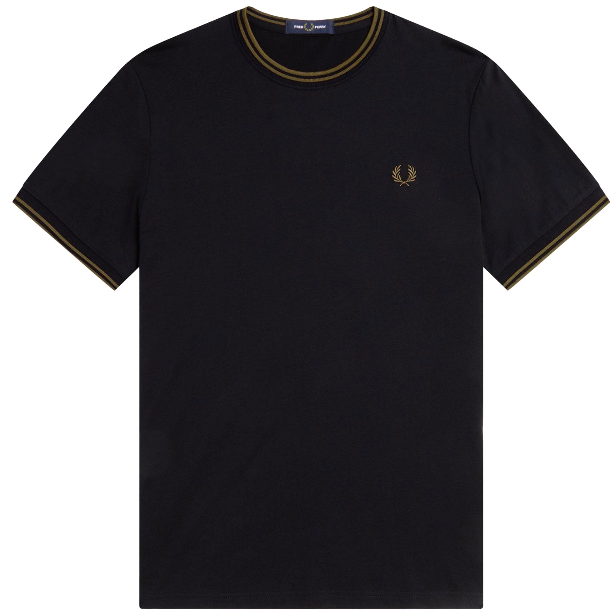 Fred Perry Twin Tipped T-Shirt - Black