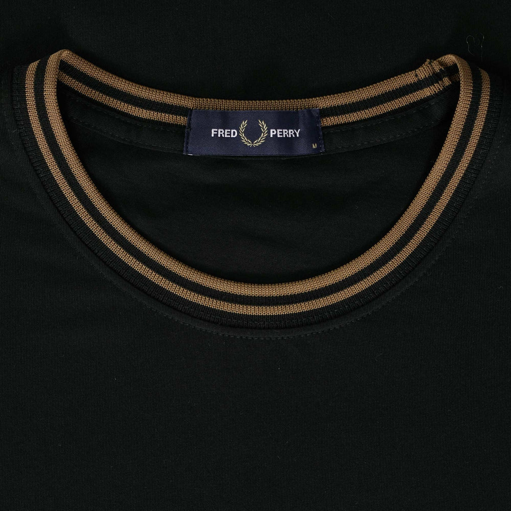 Fred Perry Twin Tipped T-Shirt - Black