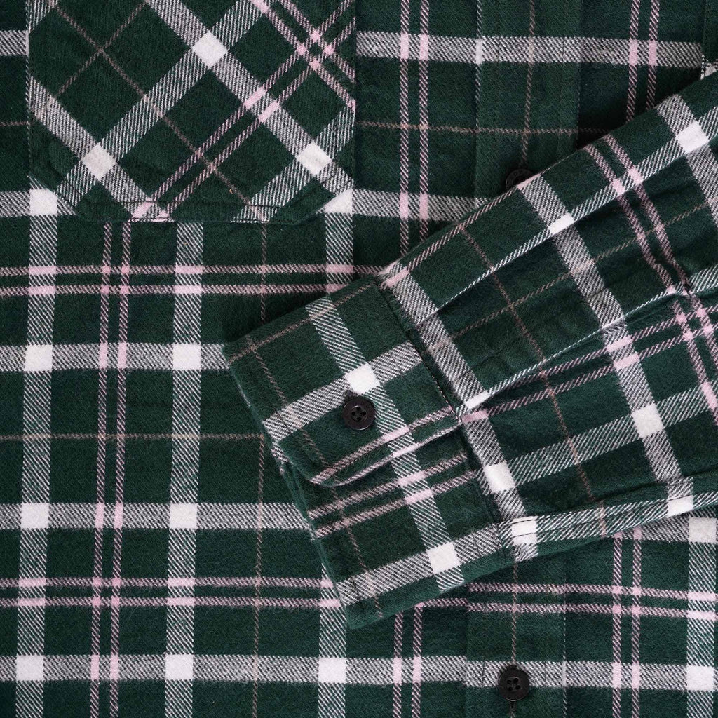 Edwin Labour Long Sleeve Shirt - Pine