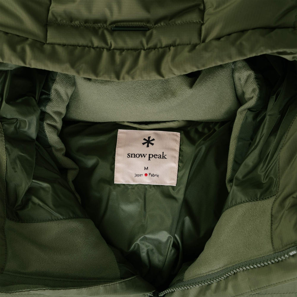 Snow Peak Recycled Nylon Light Down Jacket - Olive