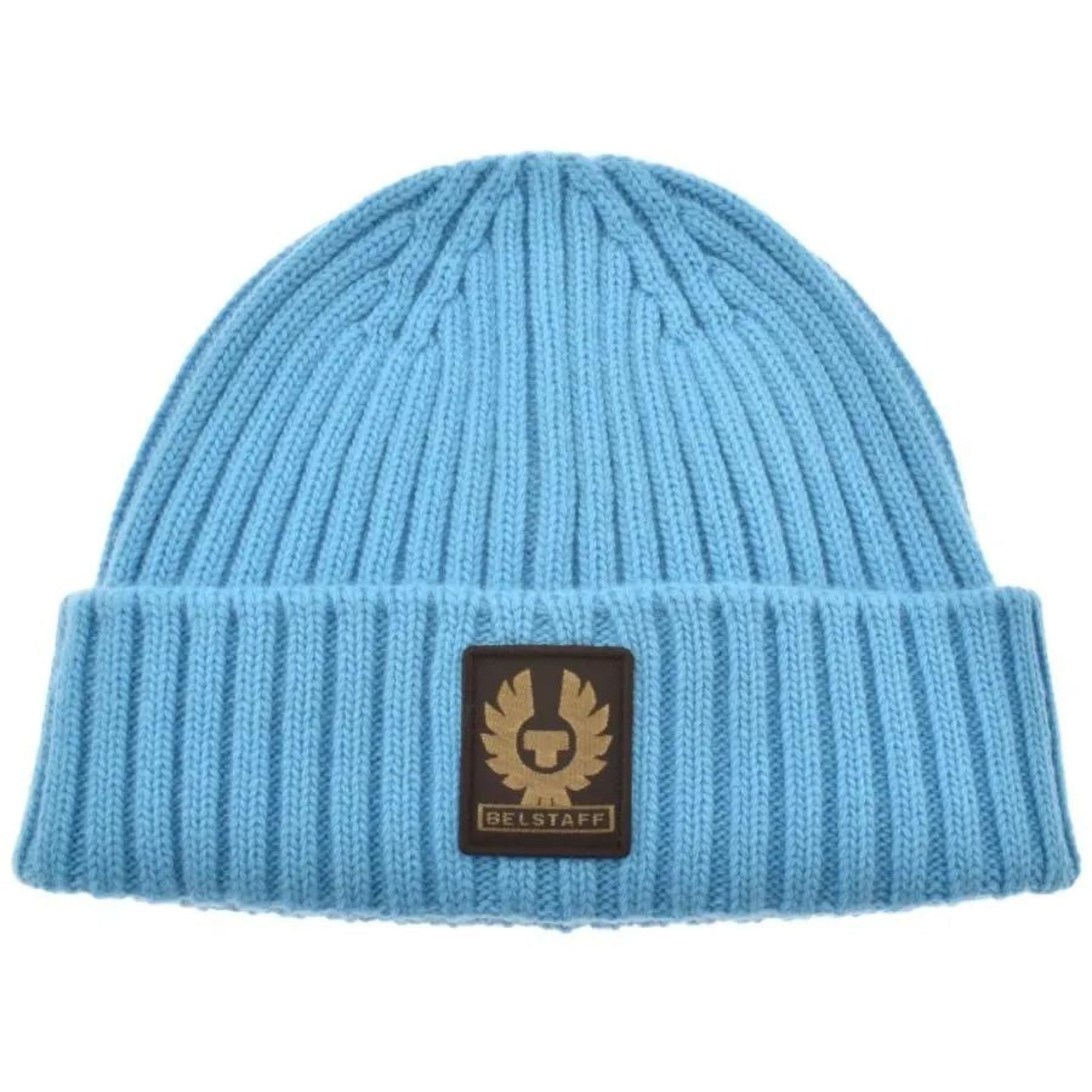 Belstaff Logo Watch Beanie - Horizon Blue