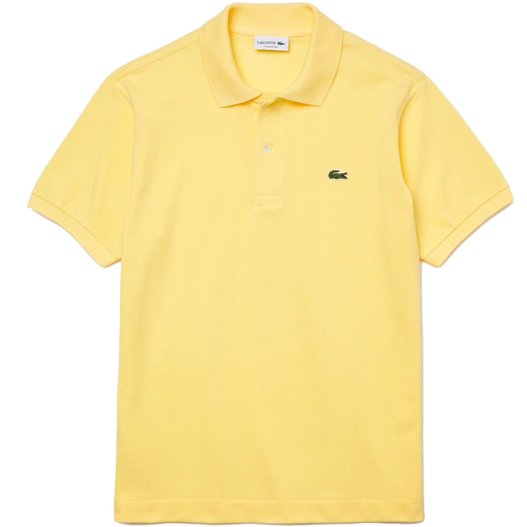 Classic Pique Polo Shirt - Lemon