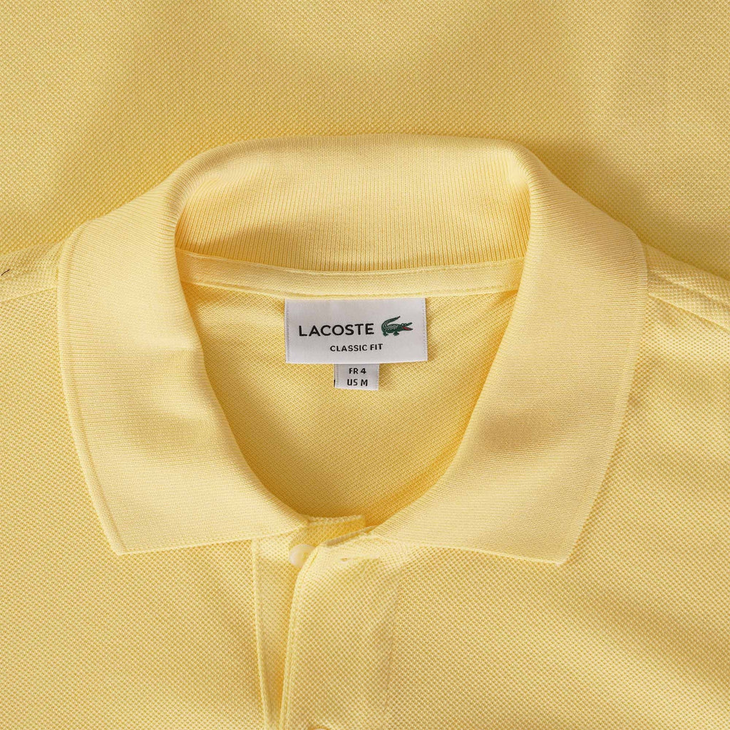 Classic Pique Polo Shirt - Lemon