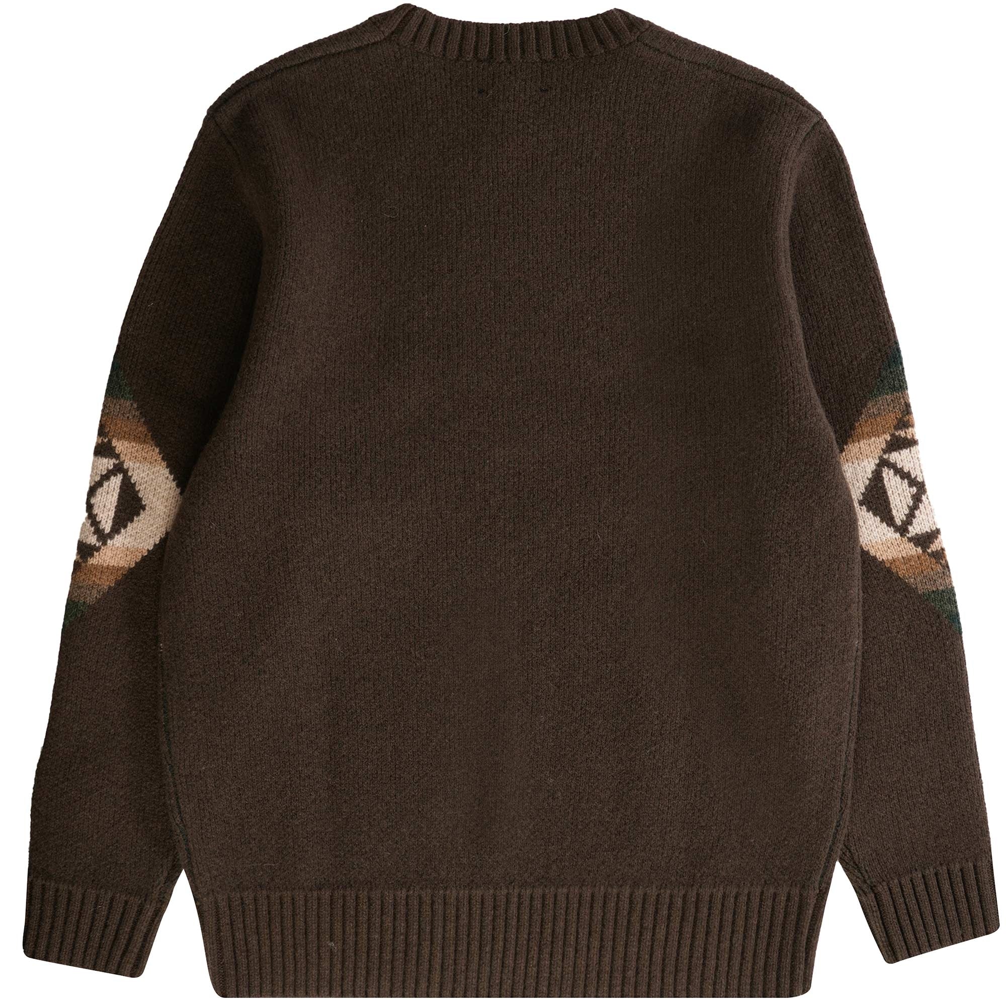 Pendleton Woolen Mills Chief Joseph Lambswool Crewneck - Brown