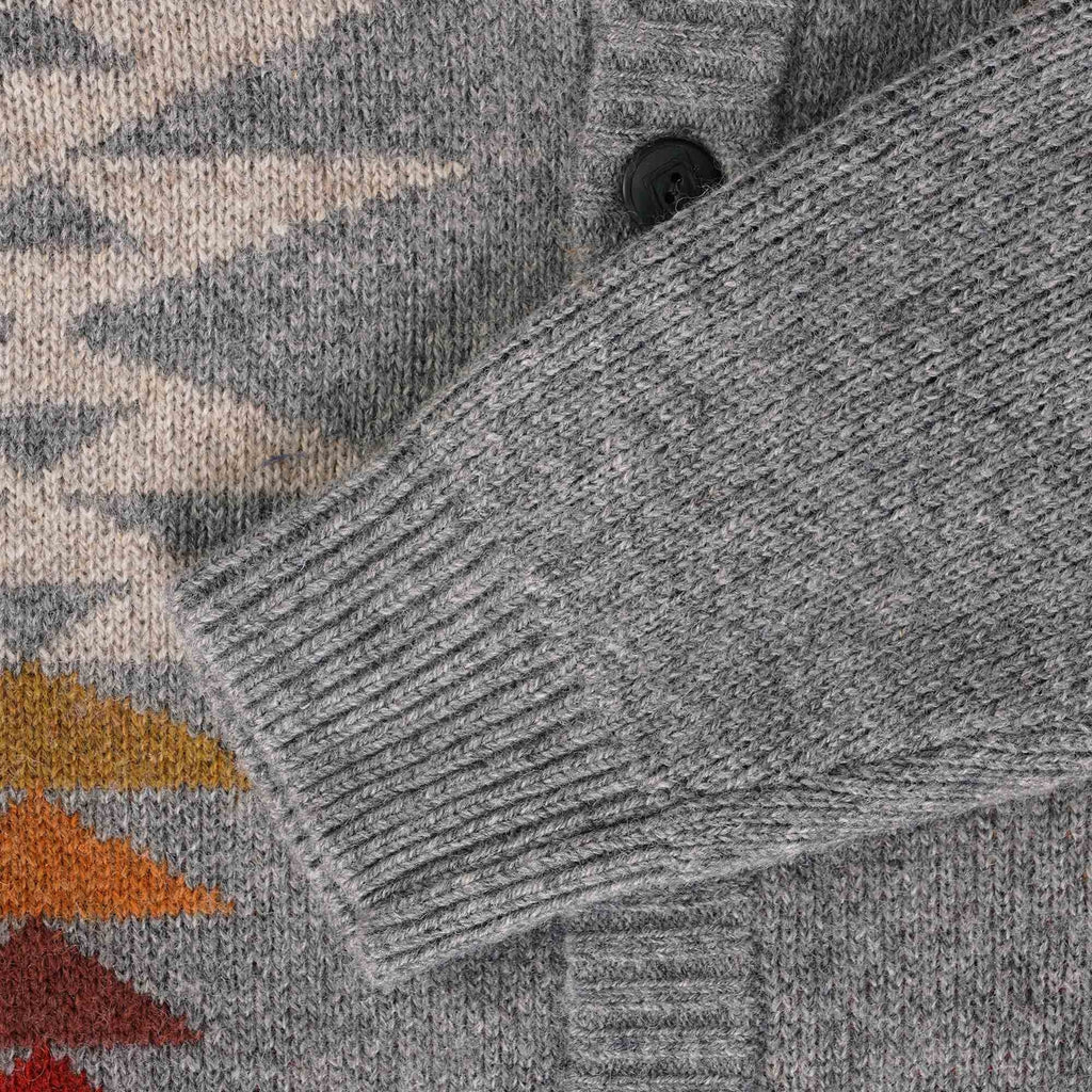 Pendleton Woolen Mills Tuscon Shetland Cardigan - Grey
