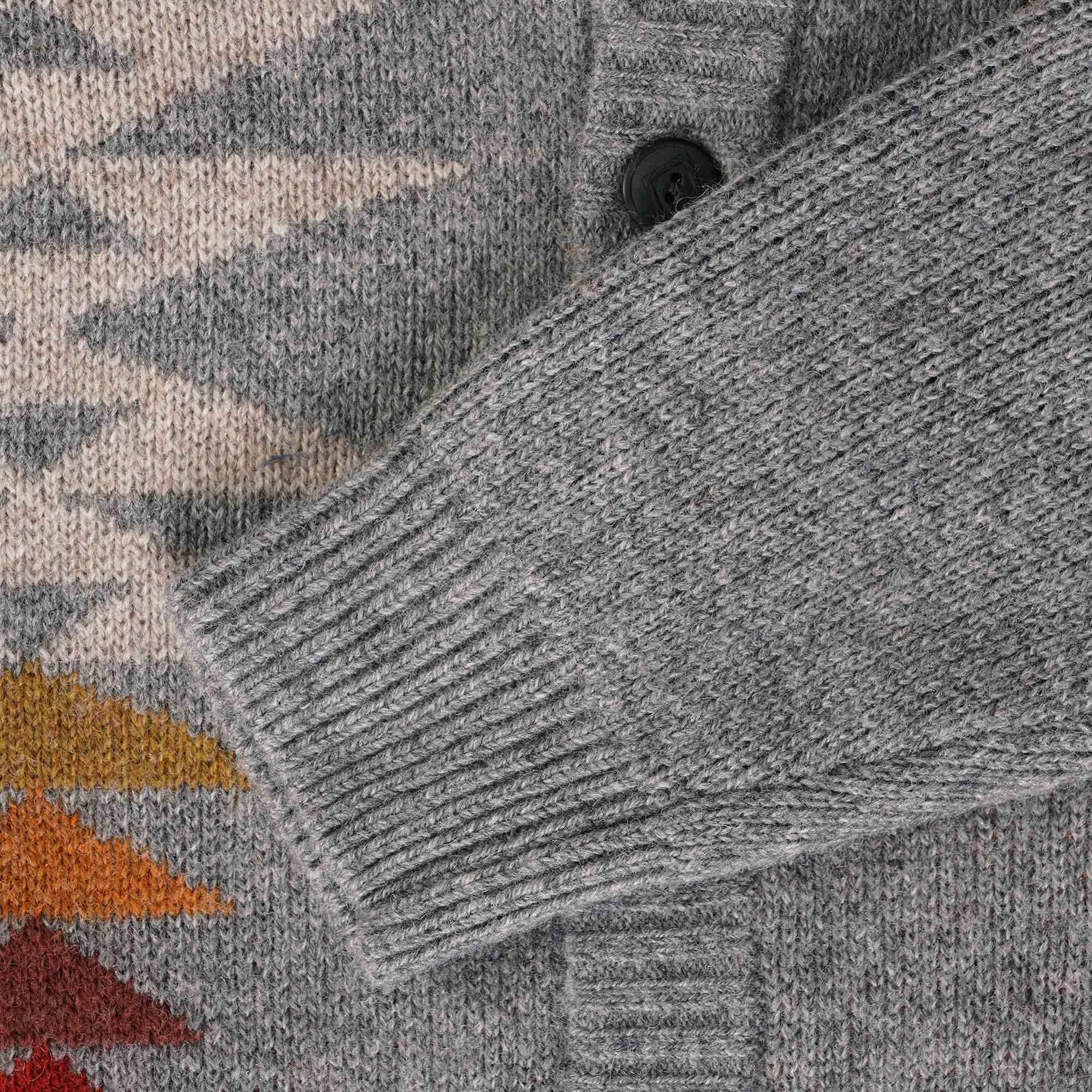 Pendleton Woolen Mills Tuscon Shetland Cardigan - Grey
