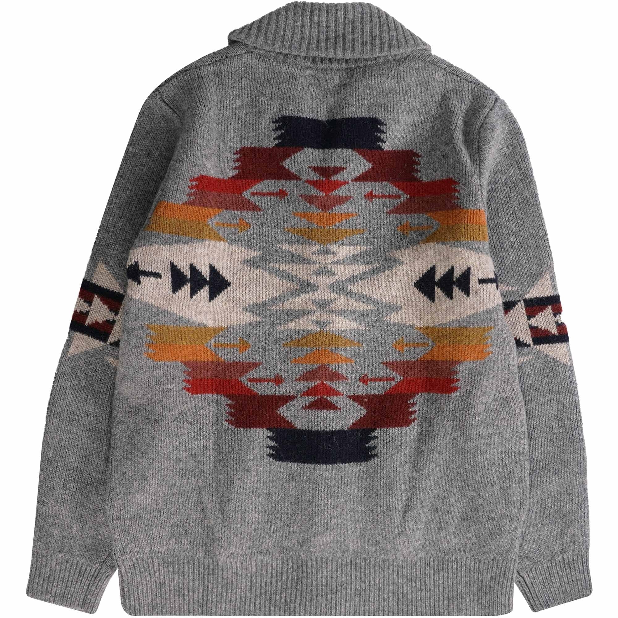 Pendleton Woolen Mills Tuscon Shetland Cardigan - Grey