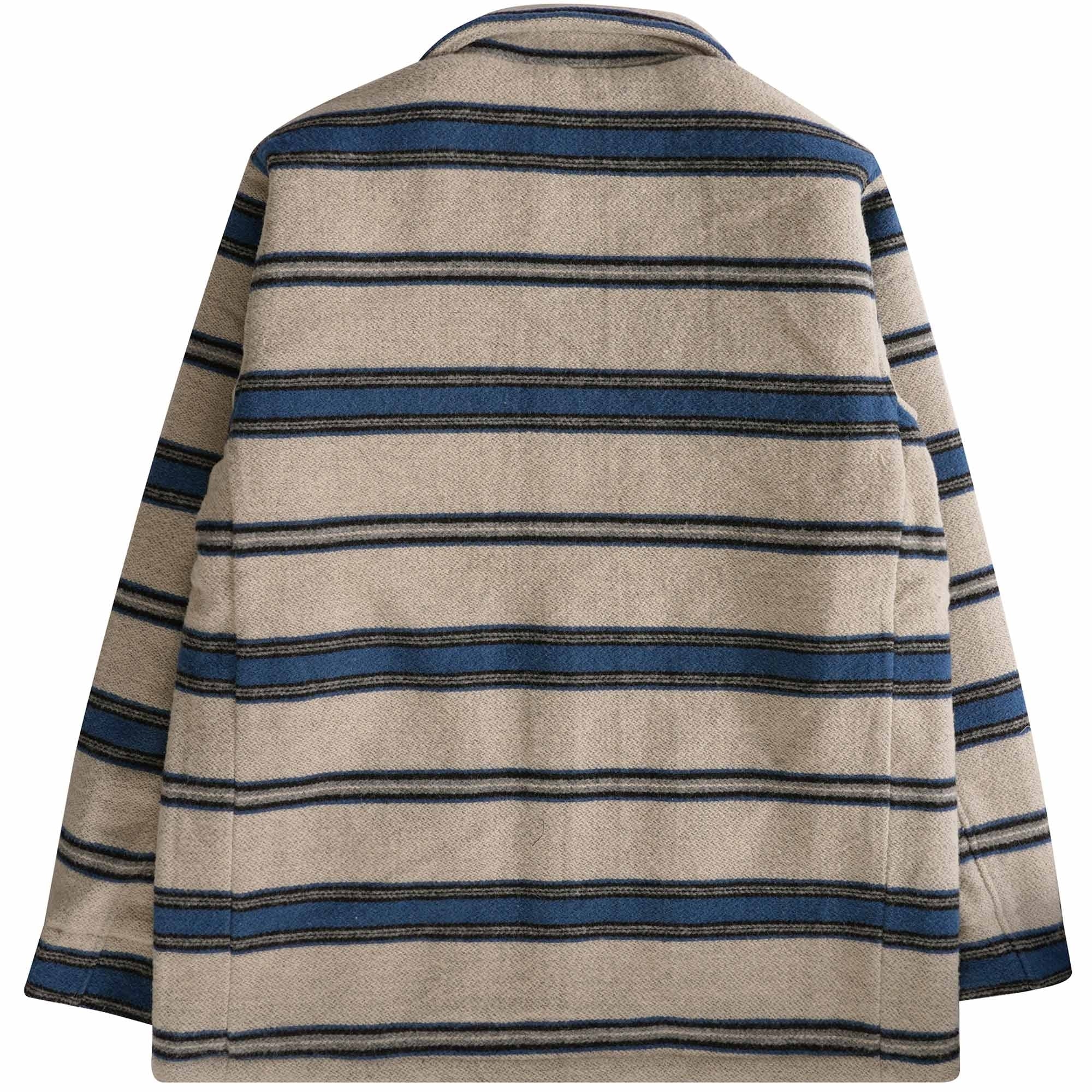 C17 Jeans Malbro Stripe Quilt lined Jacket - Natural