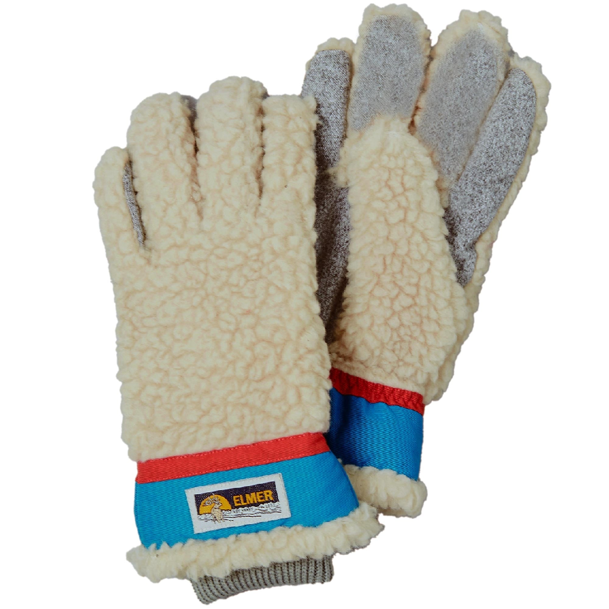 Elmer Gloves Wool Pile 5 Fingers Gloves - Beige