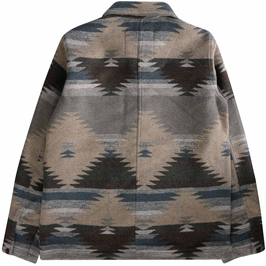 C17 Jeans Navajo Blanket Chore Jacket - Natural