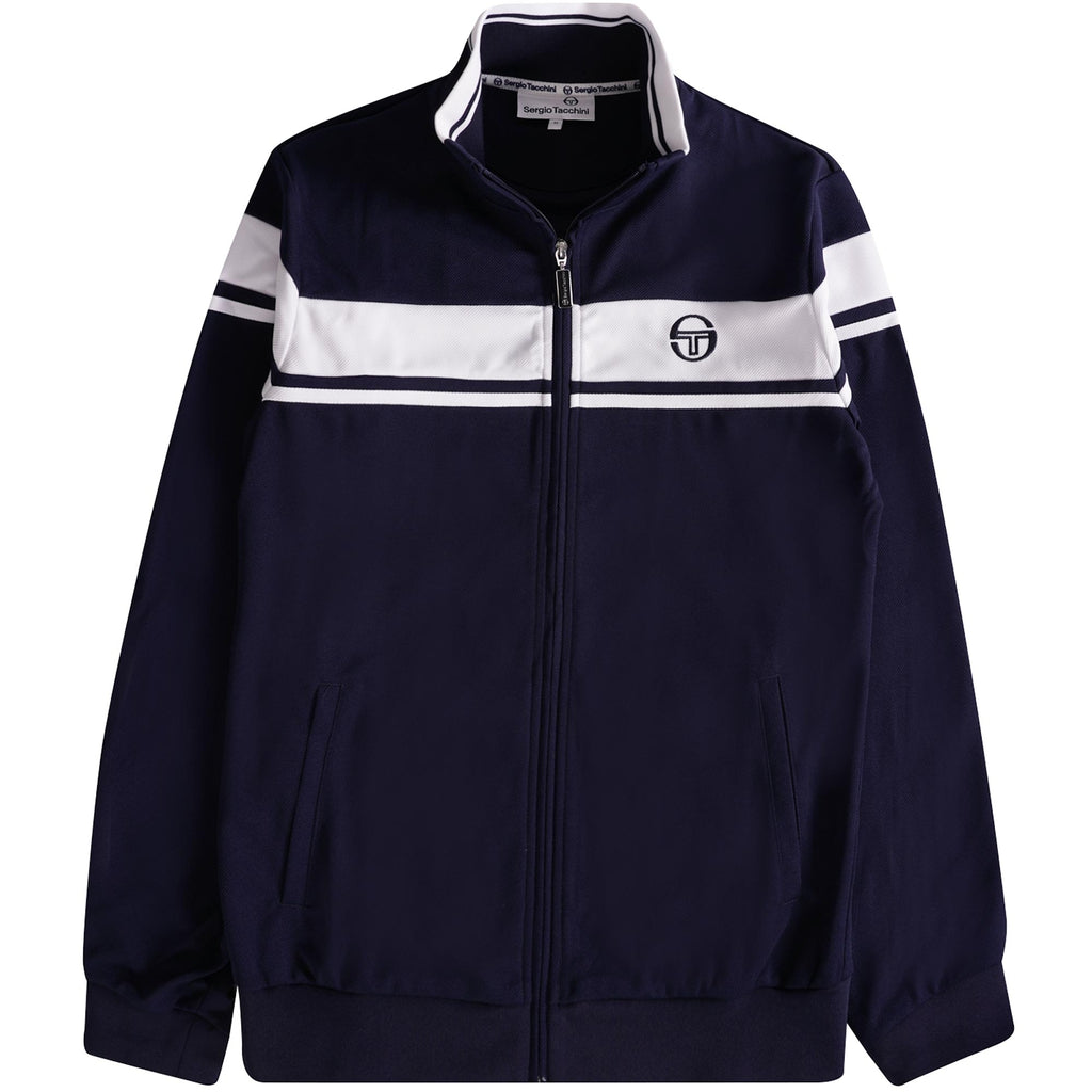Sergio Tacchini Damarindo Track Top - Maritime Blue/White