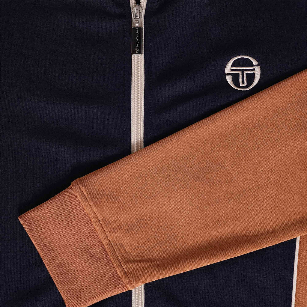 Sergio Tacchini Scirocco Track Top - Maritime Blue/Almond