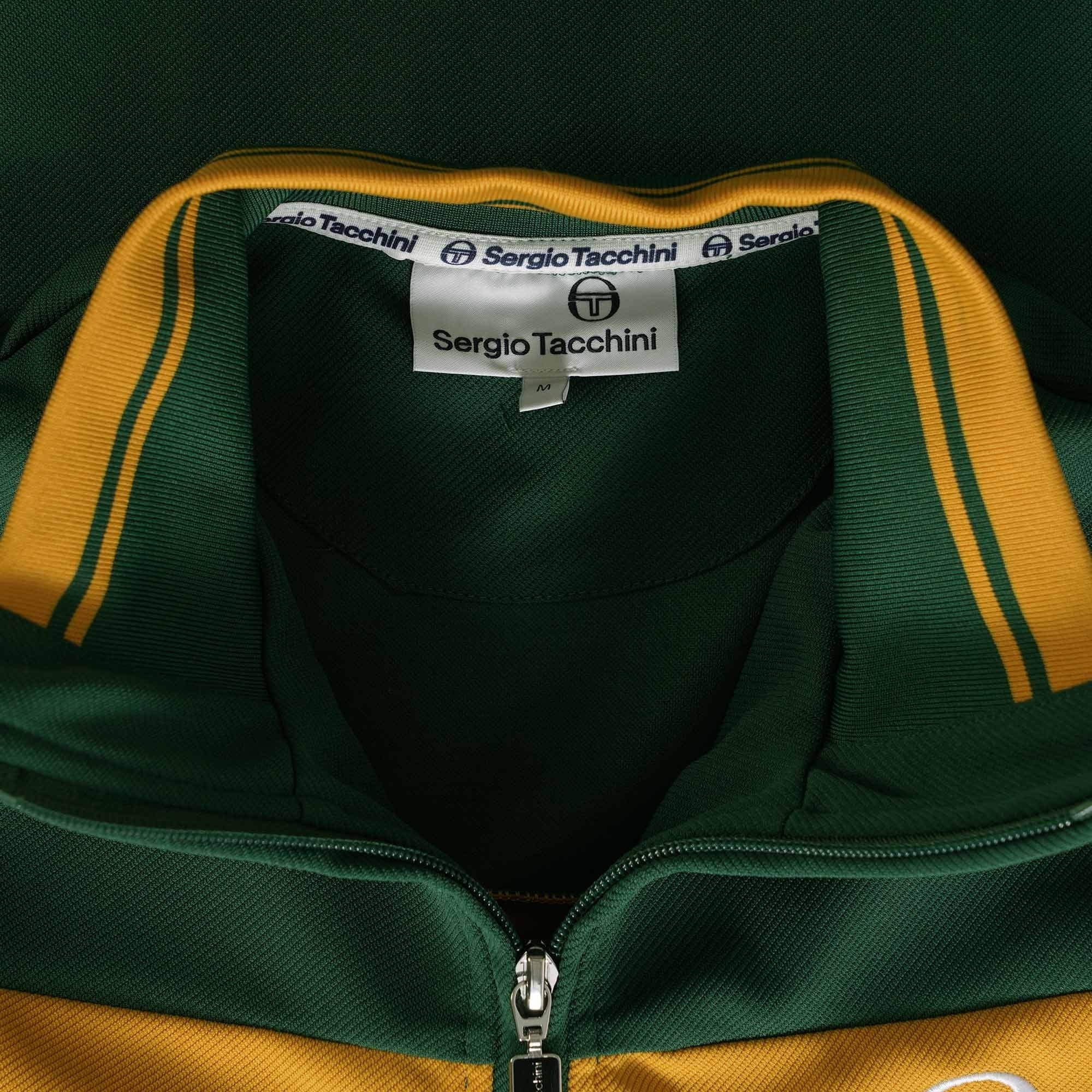 Sergio Tacchini Damarindo Track Top - Dark Green/Golden Spice