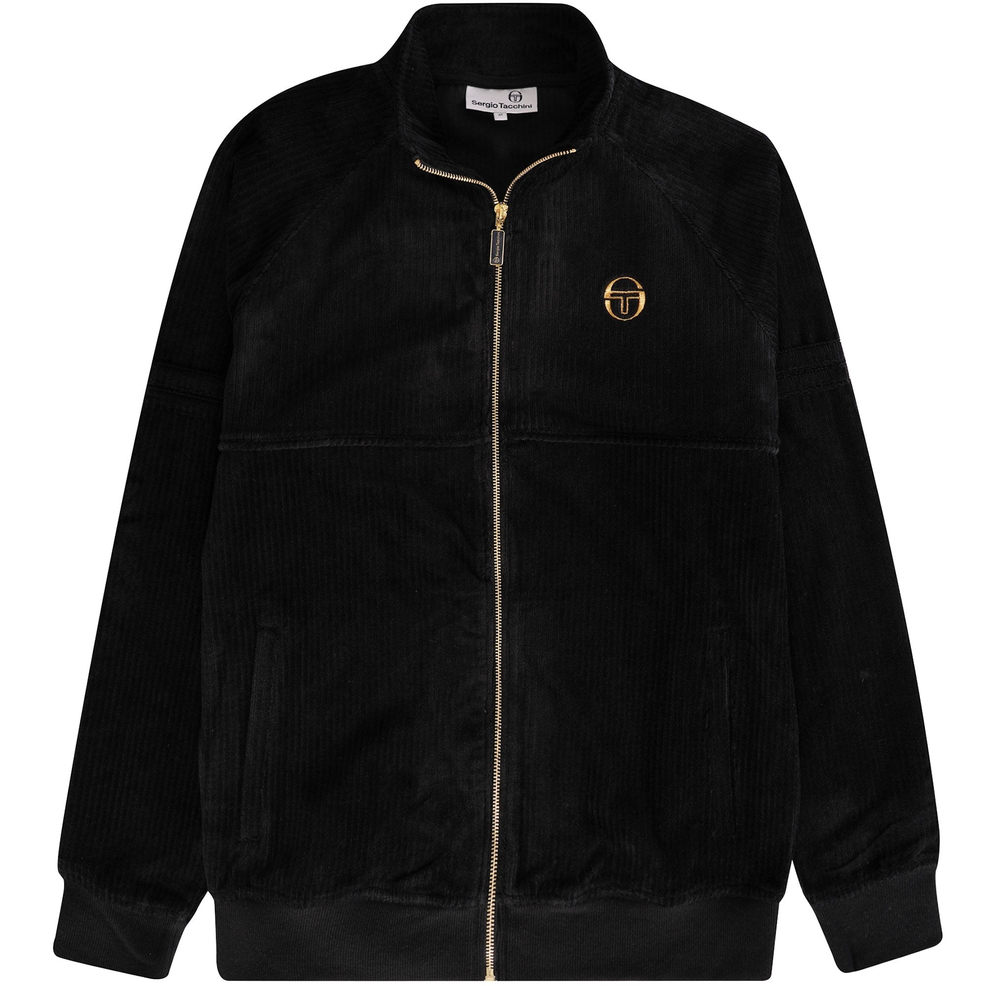 Sergio Tacchini Orion Rib Track Top - Black