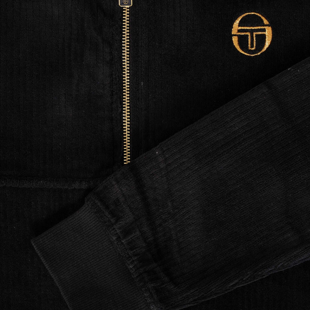 Sergio Tacchini Orion Rib Track Top - Black
