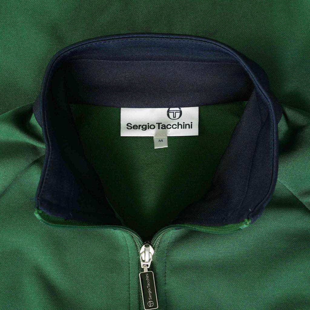Sergio Tacchini Dallas Track Top - Dark Green/Maritime Blue
