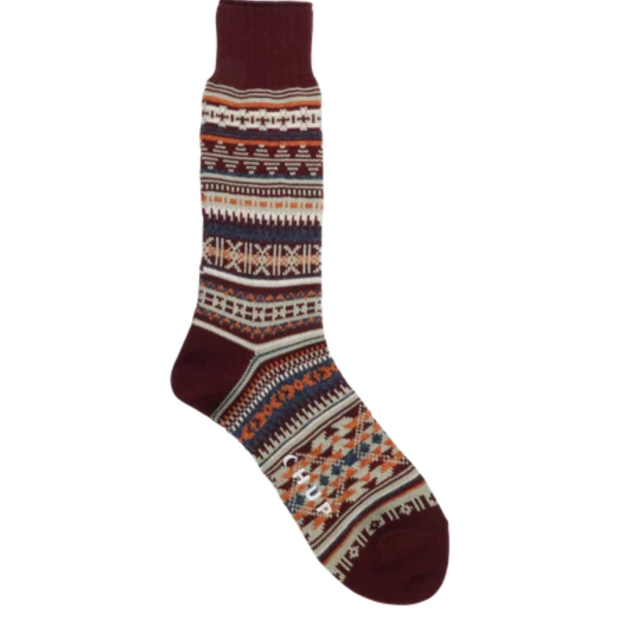 Chup Socks Indian Yell - Garnet