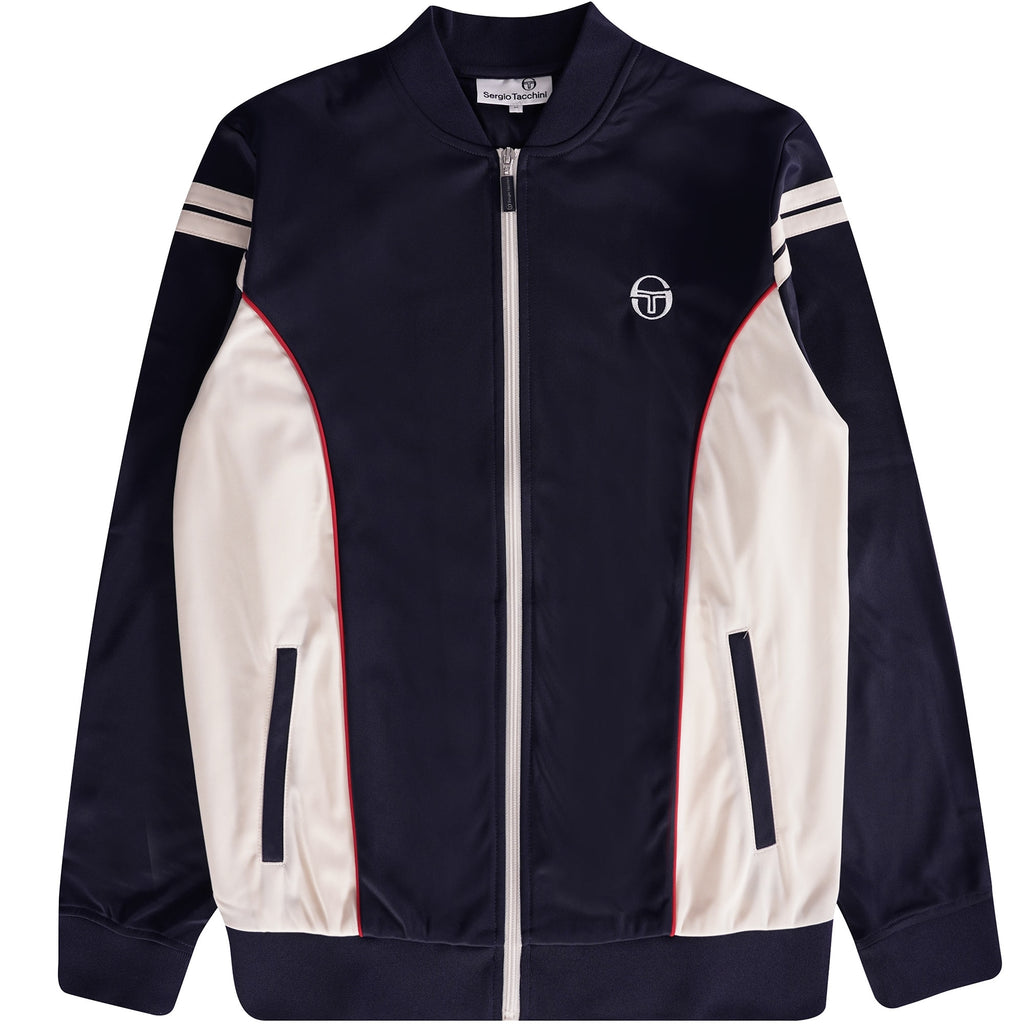 Sergio Tacchini New Iceberg Track Top - Maritime Blue/Buttercream