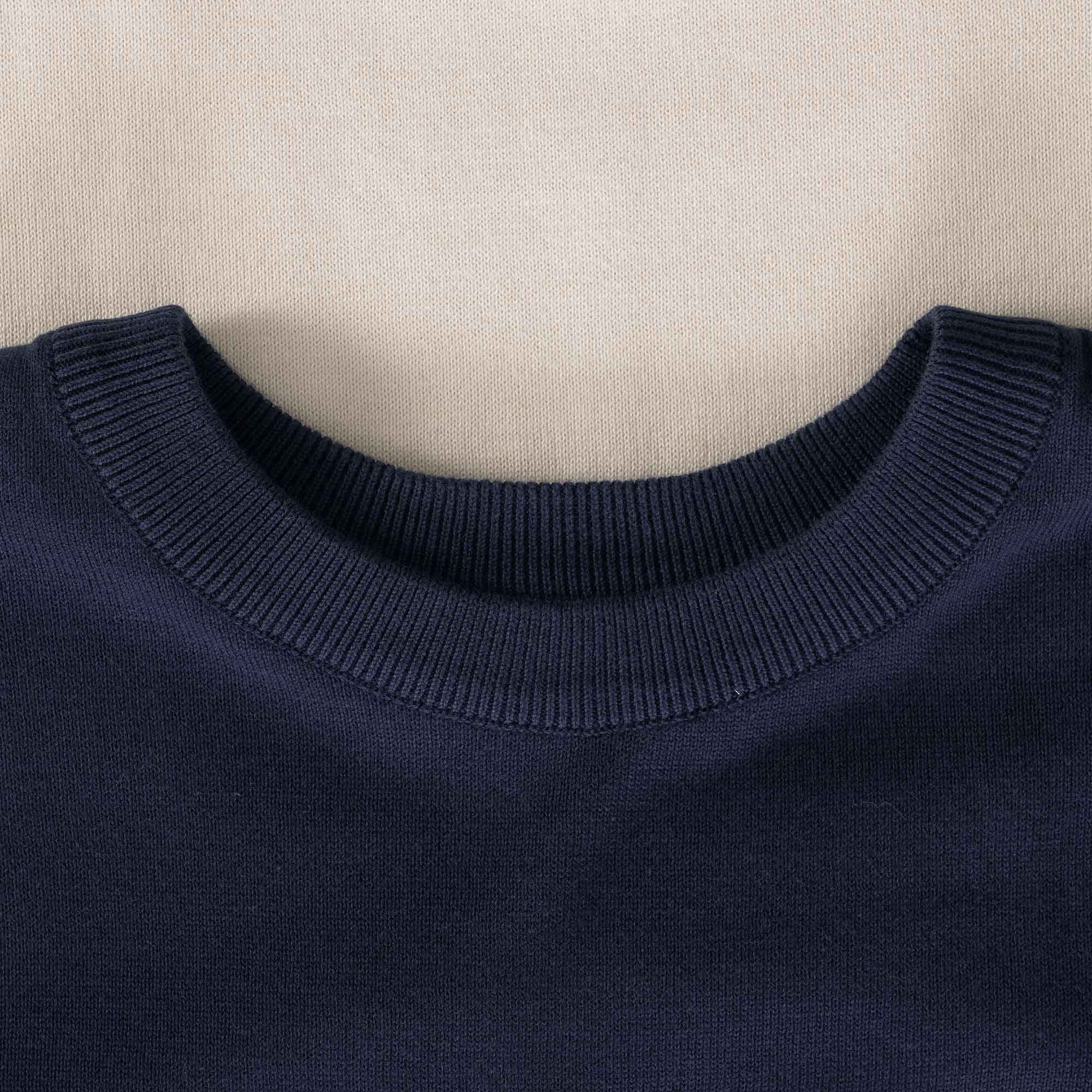 Sergio Tacchini Brio Sweatshirt - Buttercream/Maritime Blue