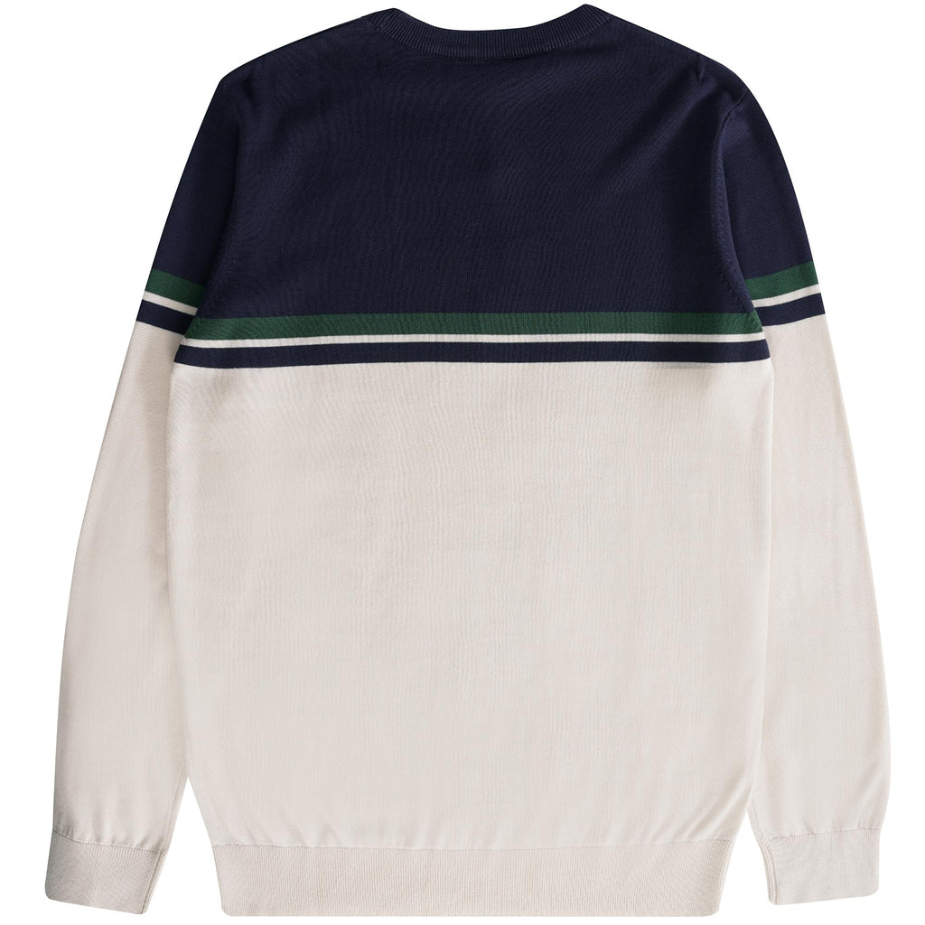 Sergio Tacchini Brio Sweatshirt - Buttercream/Maritime Blue