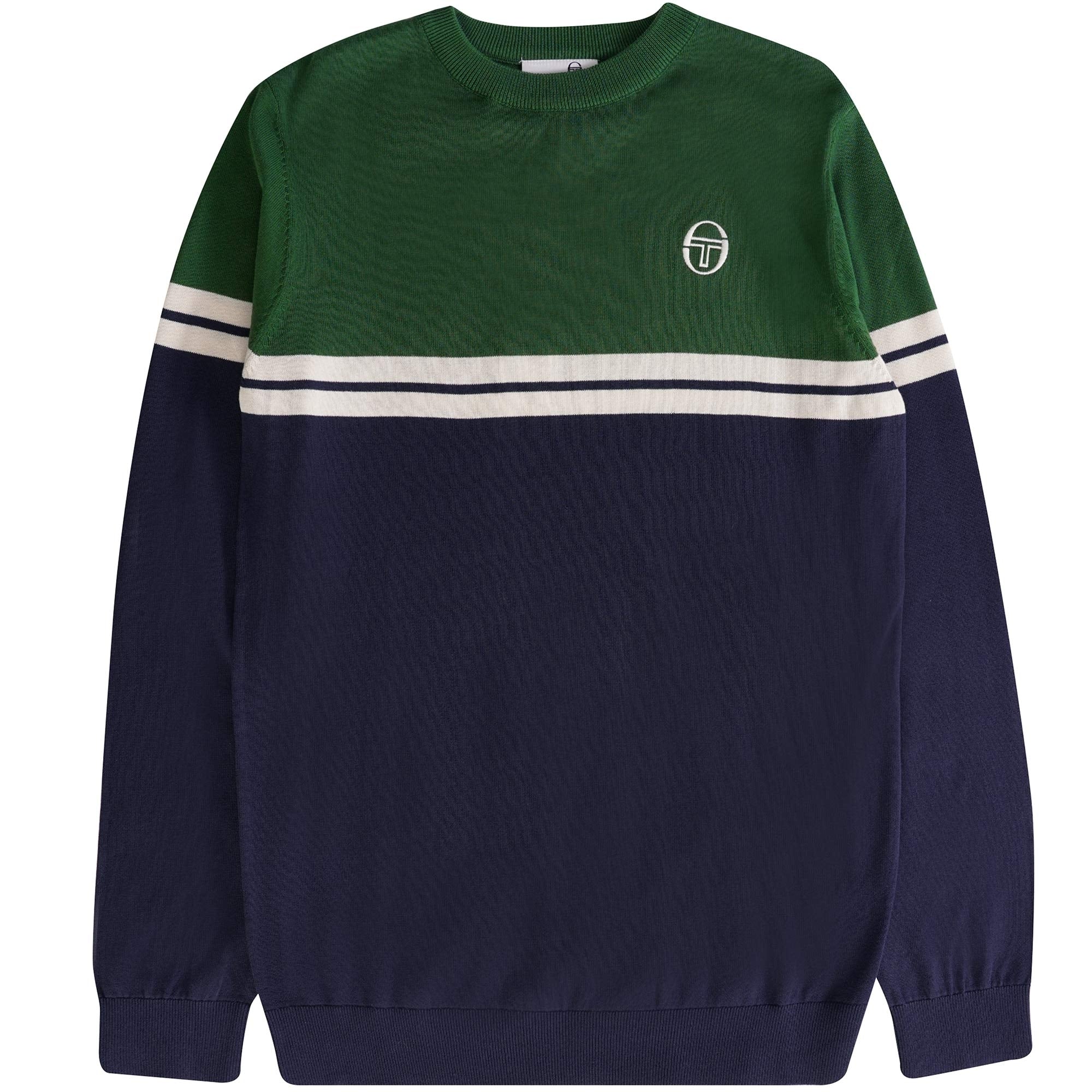 Sergio Tacchini Brio Sweatshirt - Maritime Blue/Dark Green