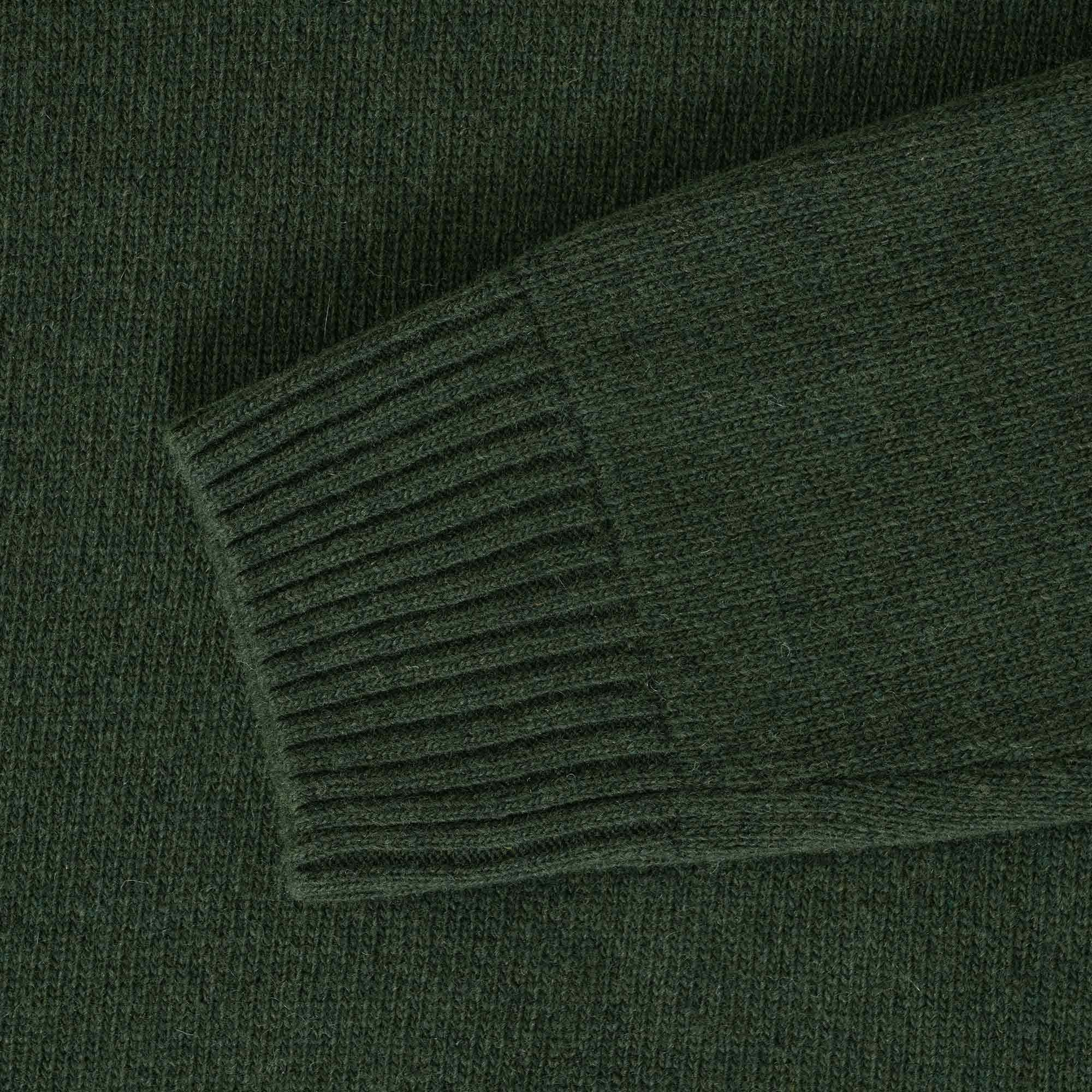 Paul and Shark Crew Neck Jumper - Olive