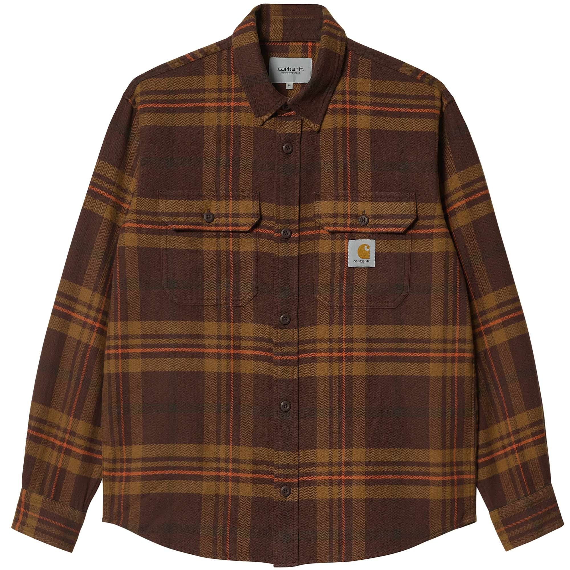 Carhartt WIP Long Sleeve Wallace Shirt - Ale
