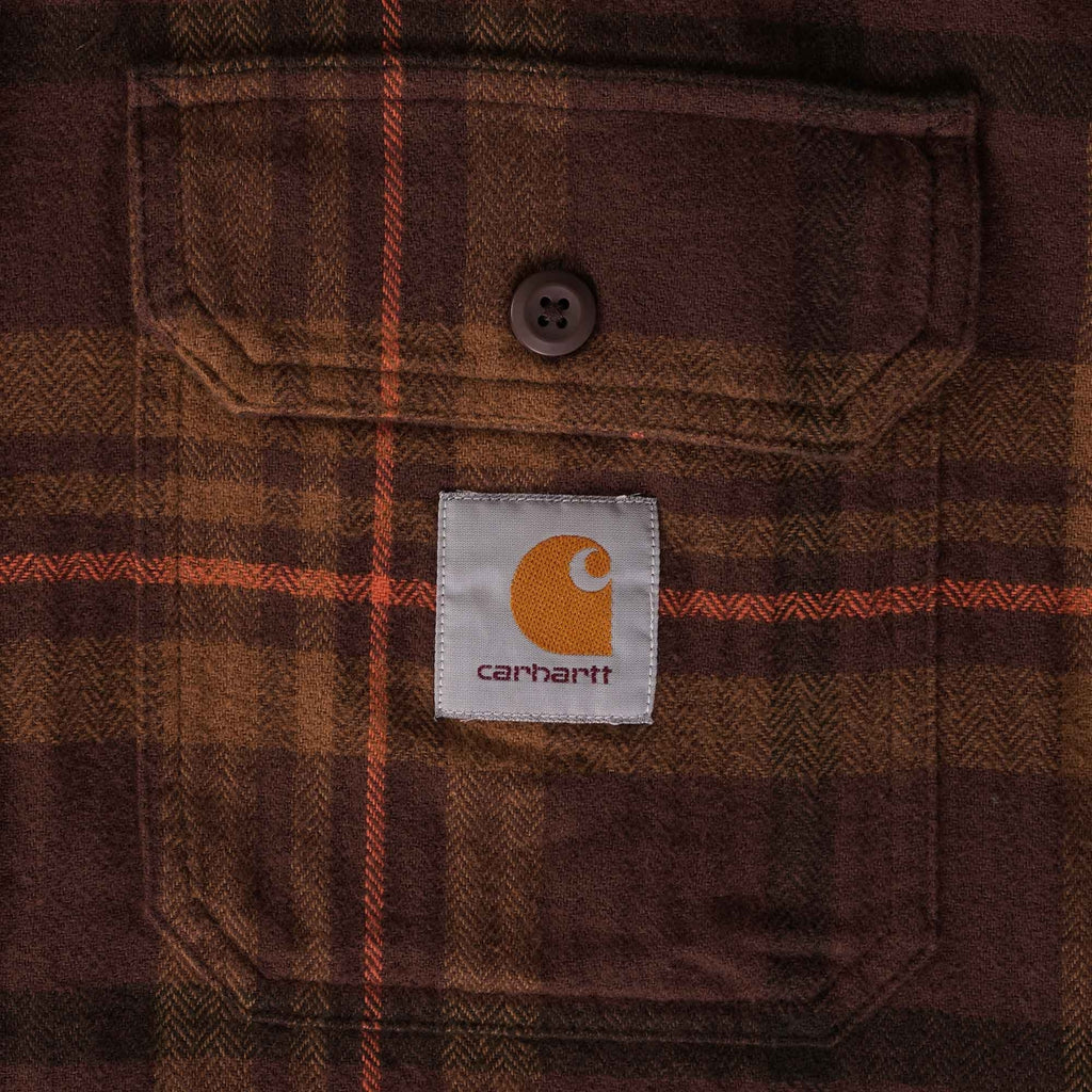 Carhartt WIP Long Sleeve Wallace Shirt - Ale