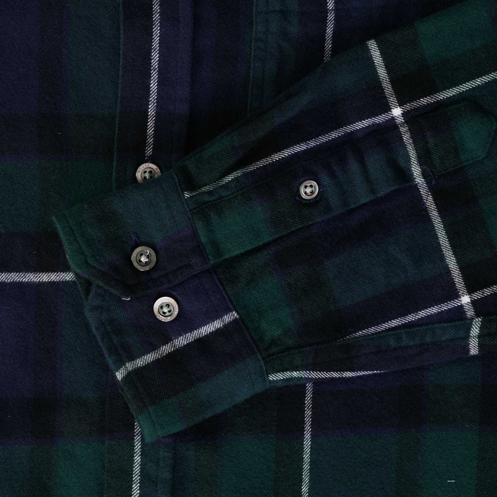 Norse Projects Anton Brushed Checked Flannel - Black Watch