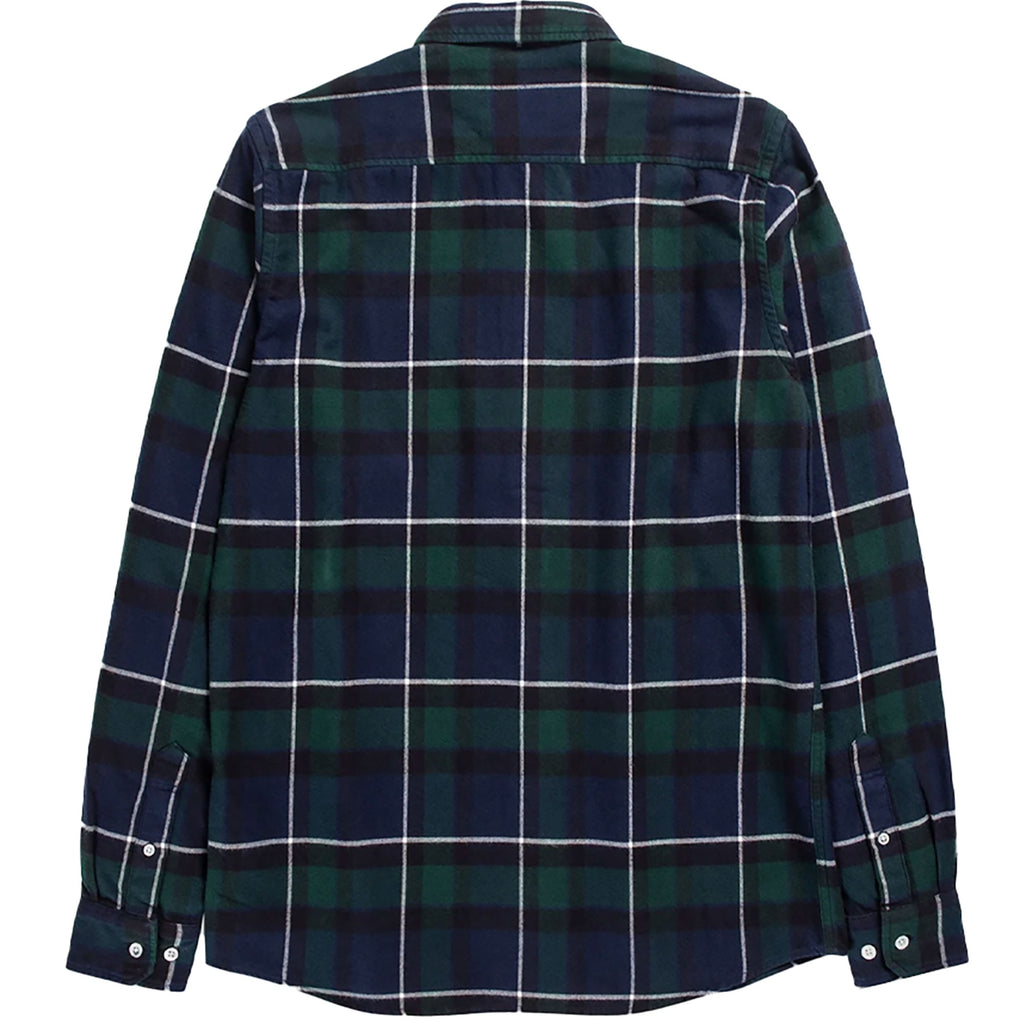 Norse Projects Anton Brushed Checked Flannel - Black Watch