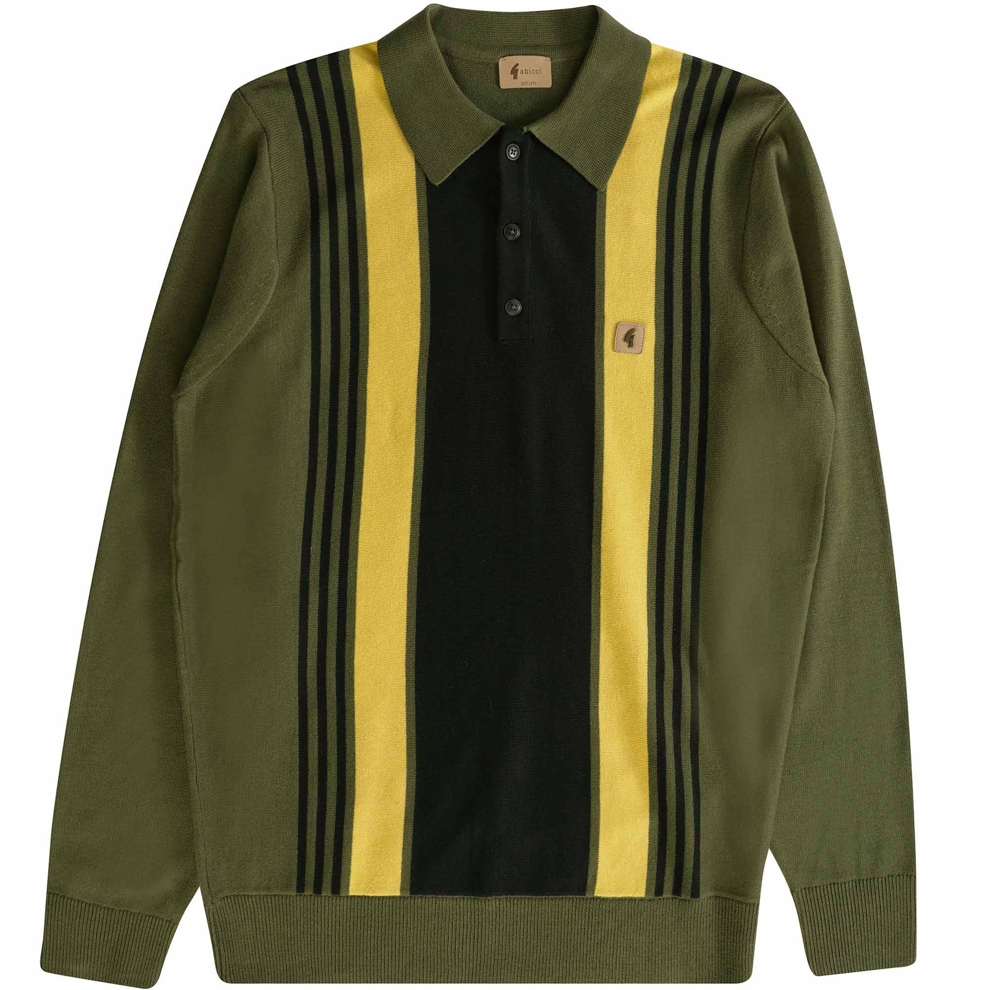 Gabicci Vintage Searle Polo Shirt - Olive