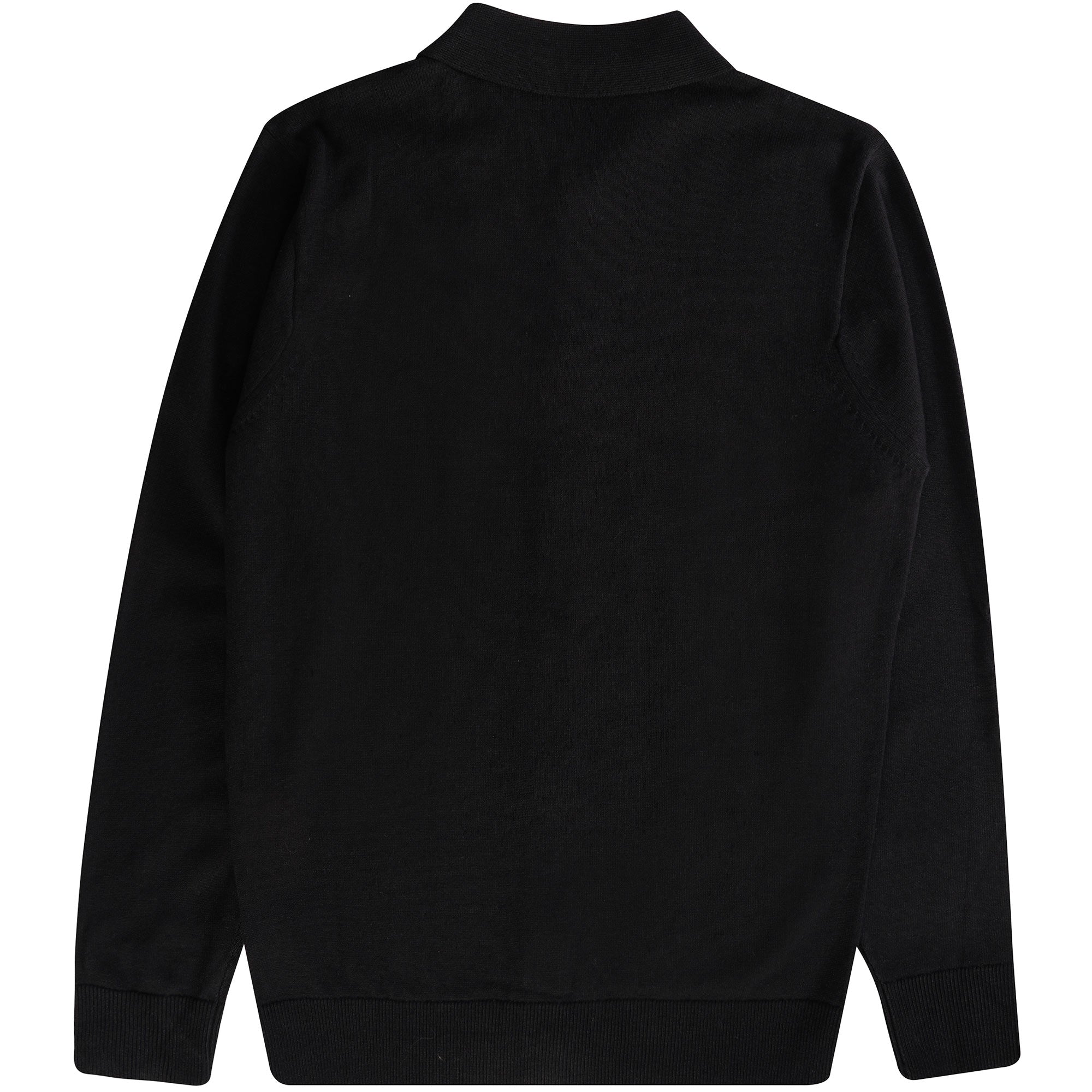 Gabicci Vintage Wishaw Knitted Polo Shirt - Black