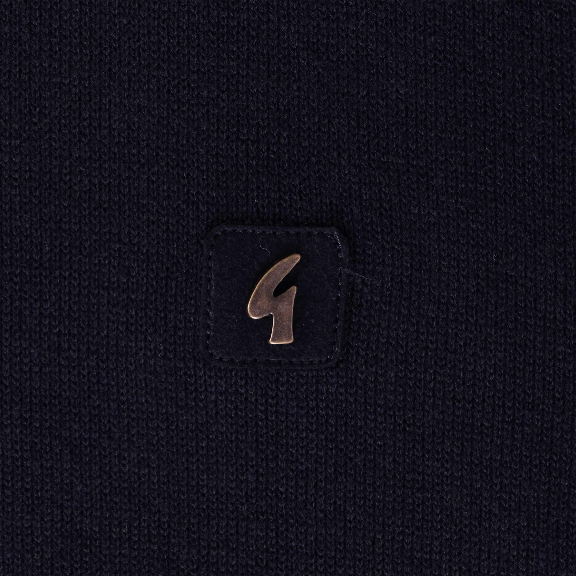 Gabicci Vintage Ricardo Roll Neck Jumper - Navy