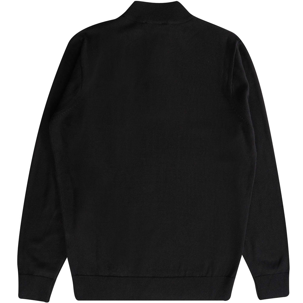 Gabicci Vintage Naxton 1/4 Zip Jumper - Black