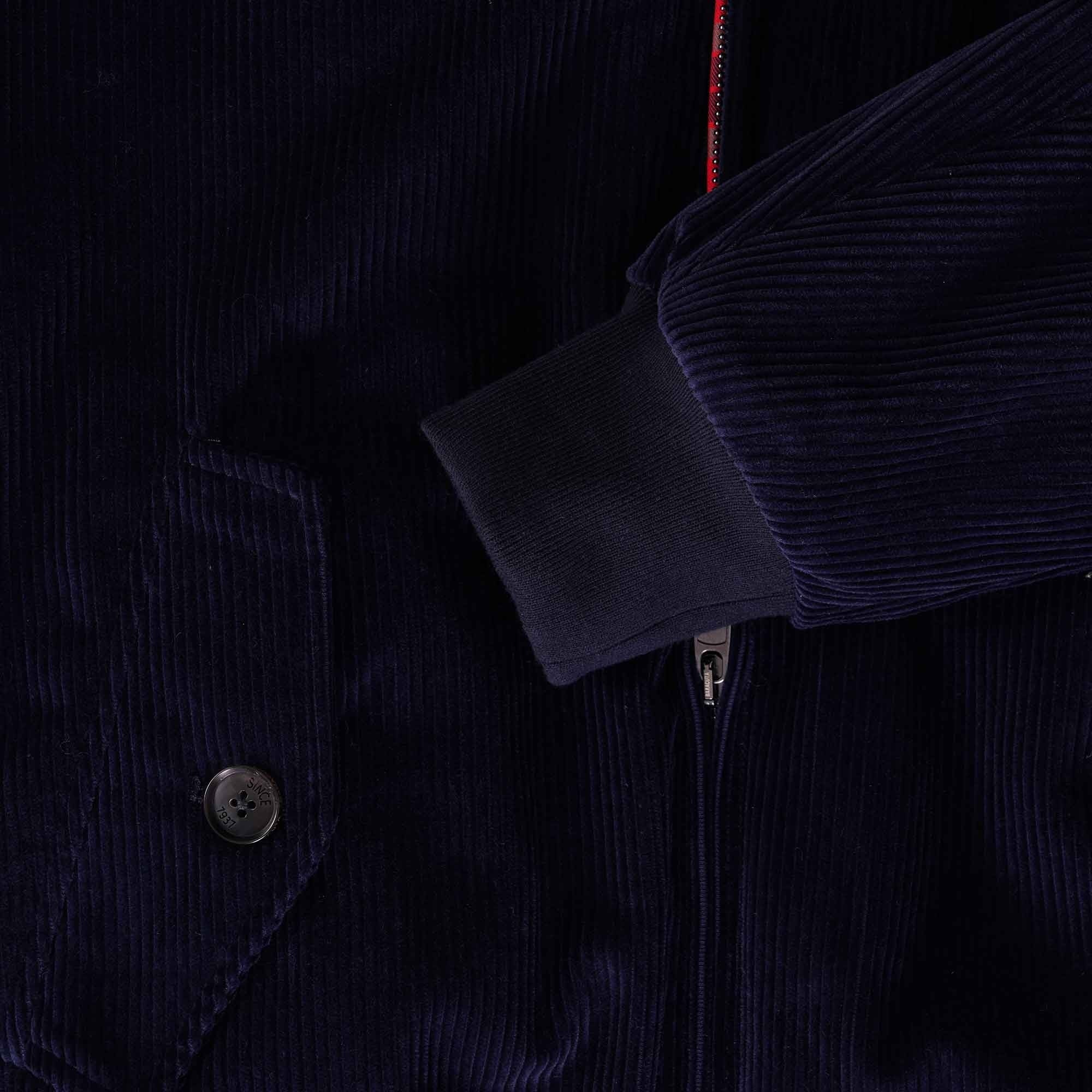Baracuta G9 Corduroy Jacket - Navy