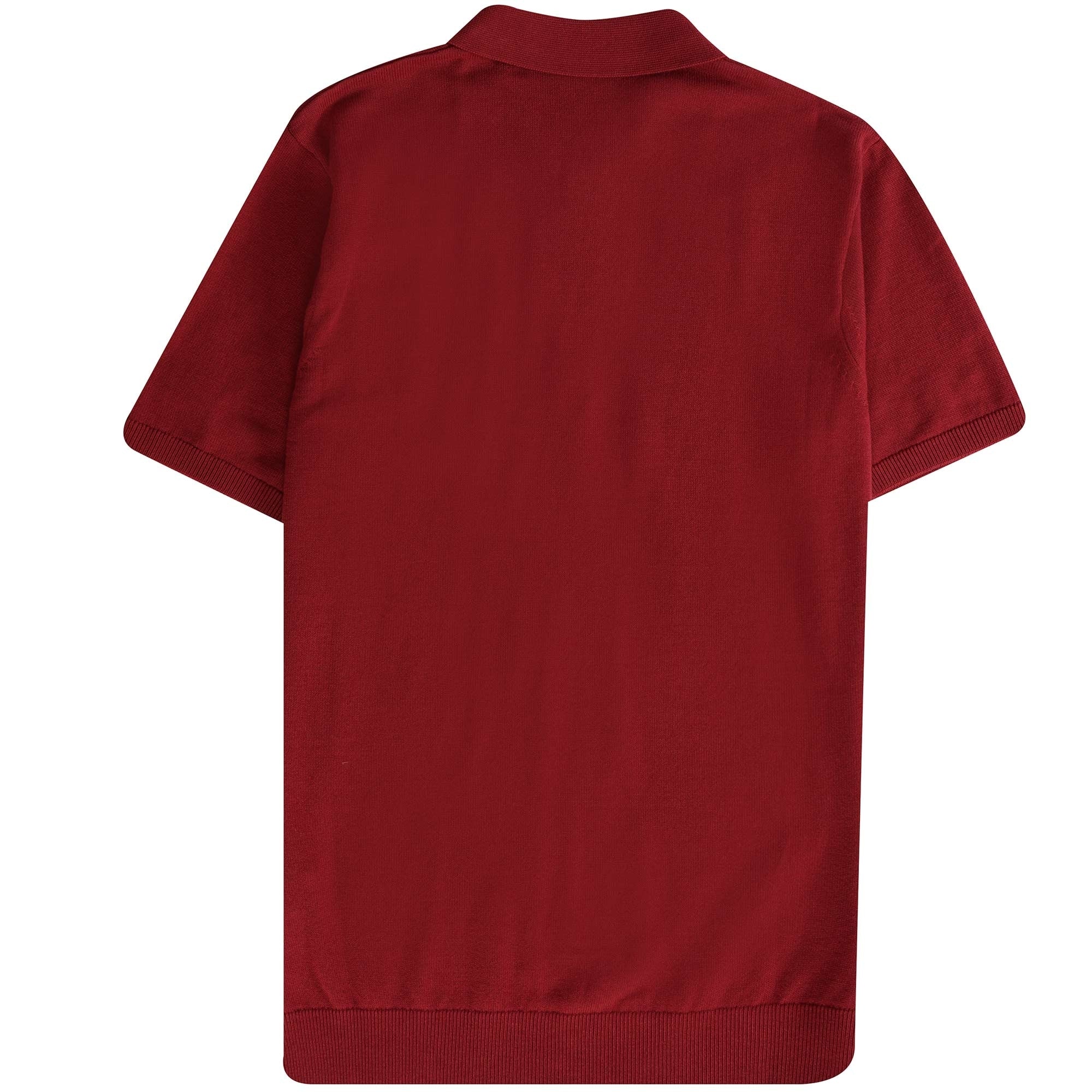 Gabicci Vintage Jackson Short Sleeve Polo Shirt - Rosso
