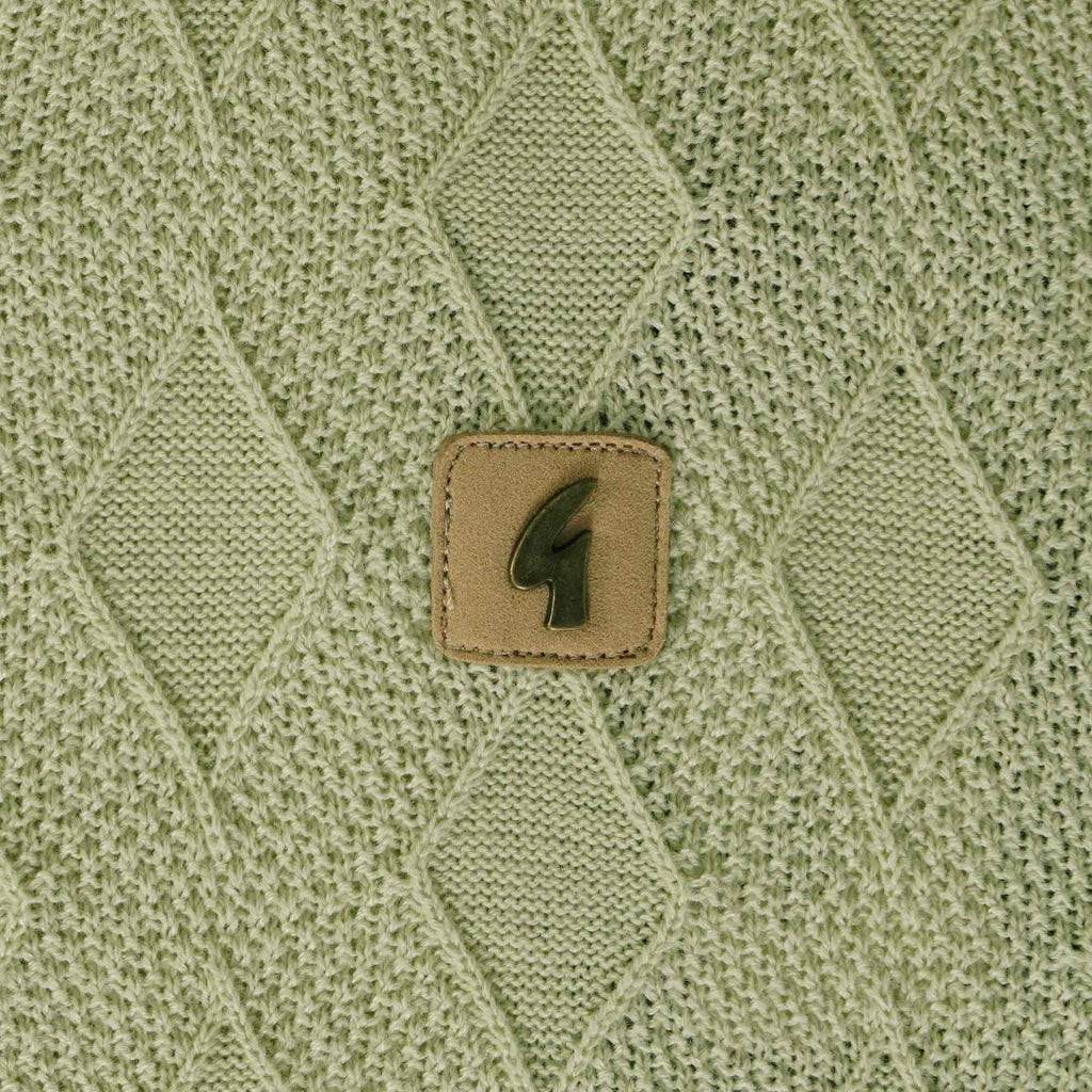 Gabicci Vintage Cannavale Knit Polo Top - Dew