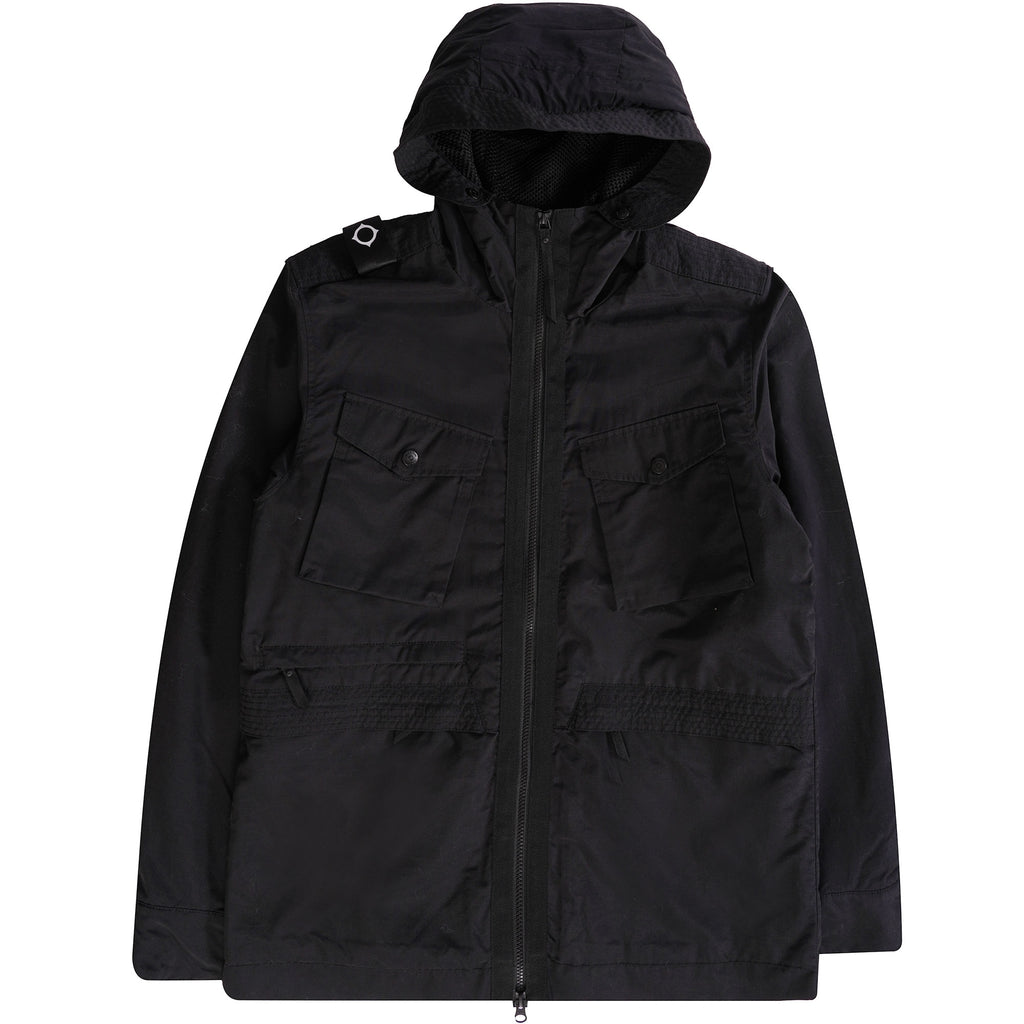 Ma Strum Hooded Jacket - Jet Black