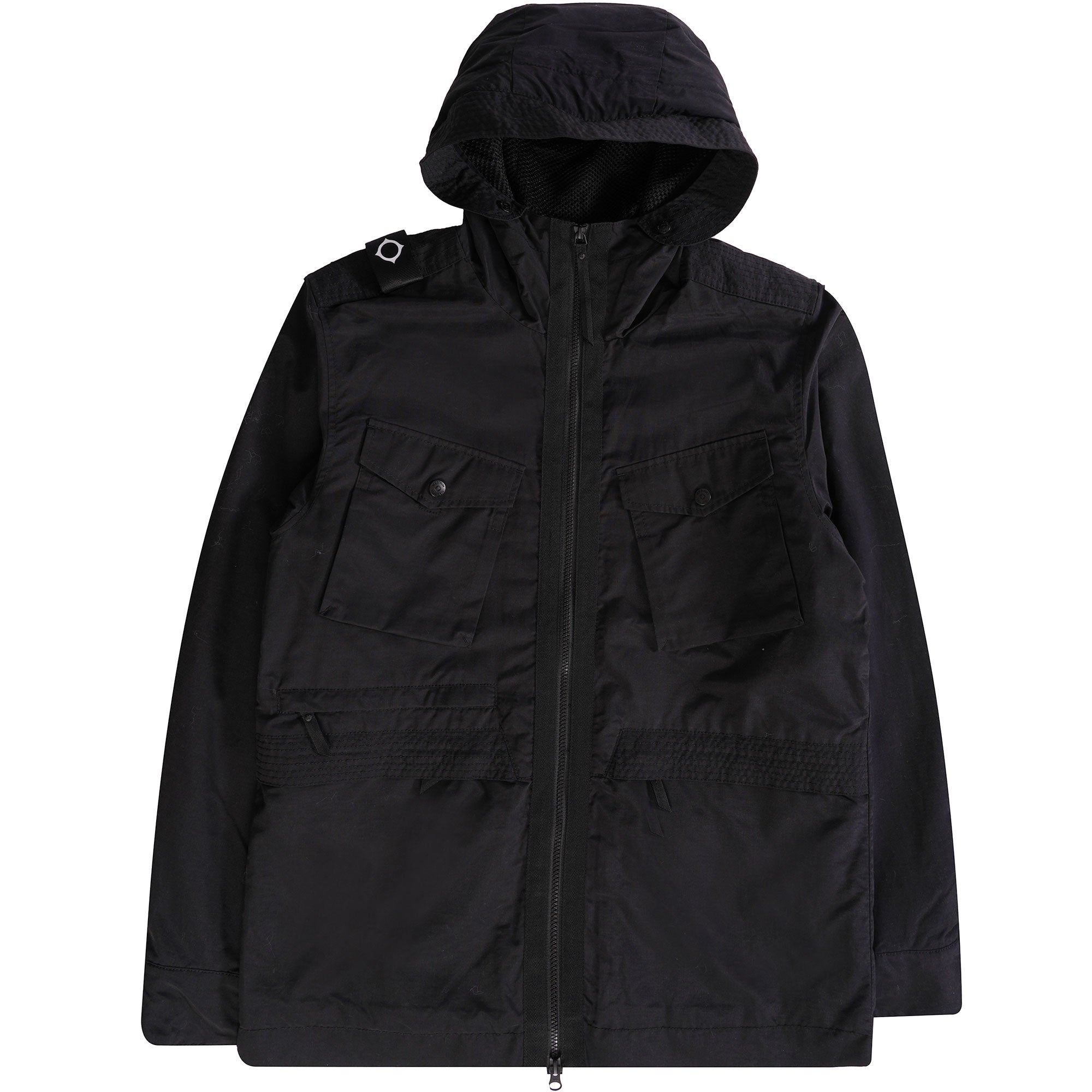 Ma Strum Hooded Jacket - Jet Black
