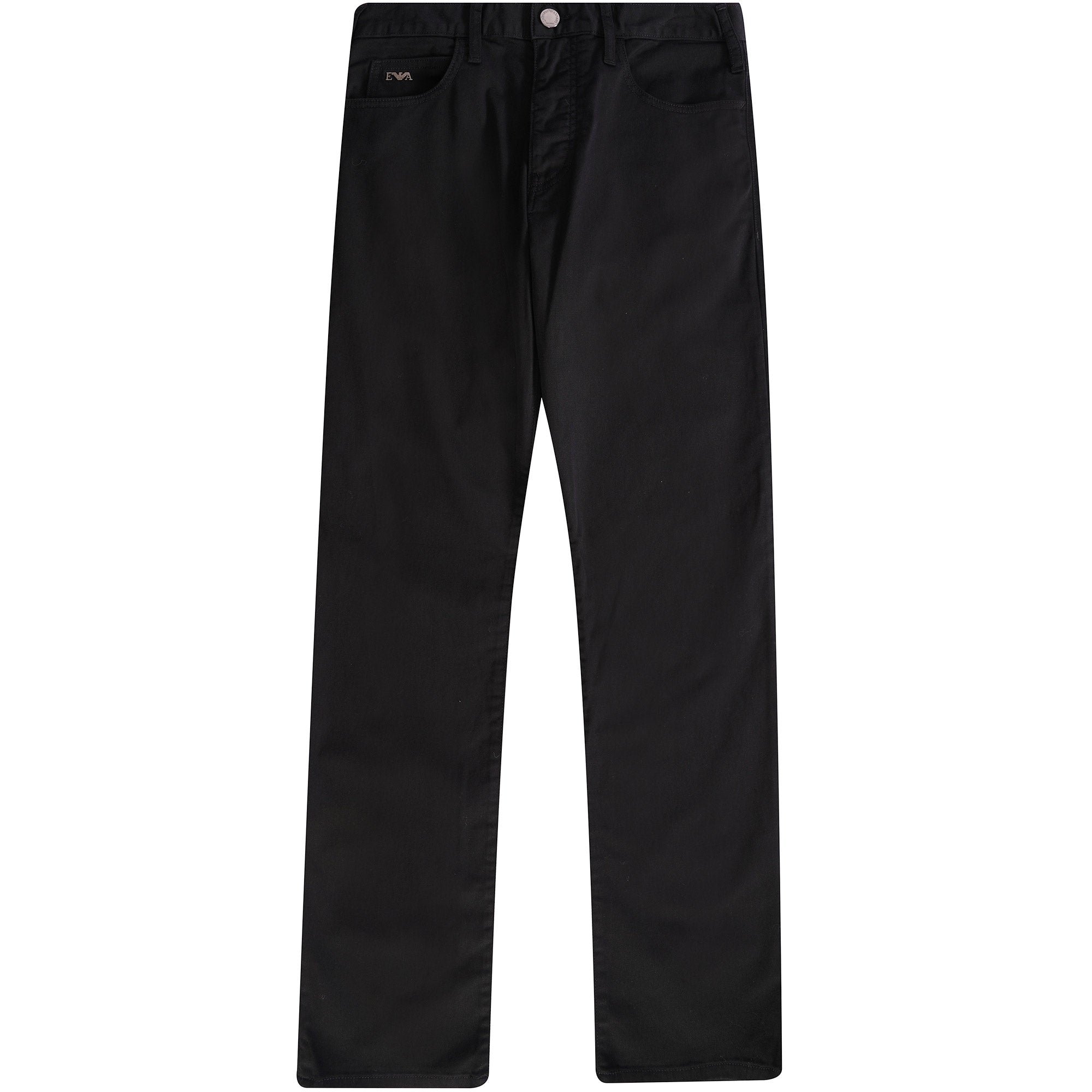 Emporio Armani J45 Regular-fit Comfort-Denim Twill Jeans - Nero