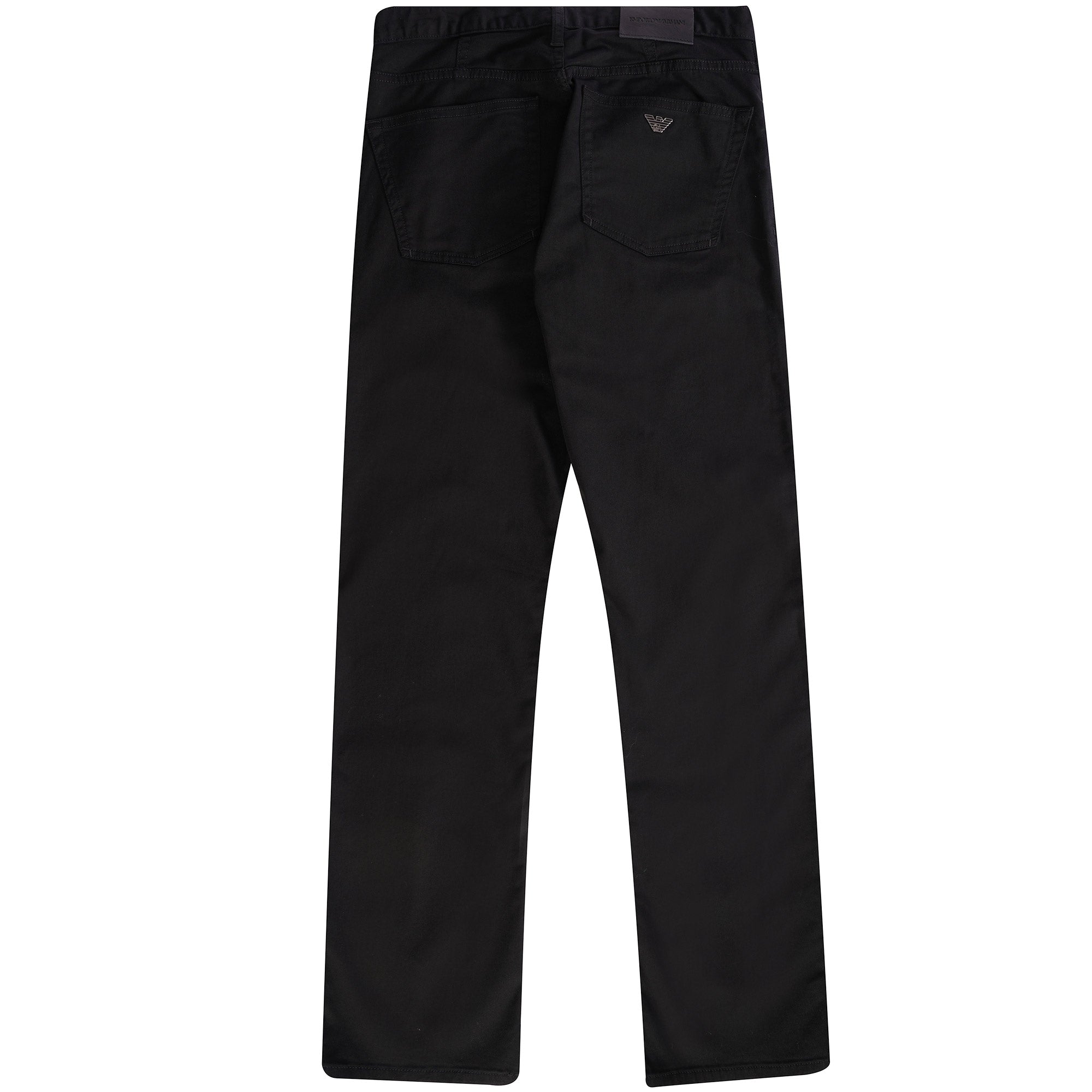 Emporio Armani J45 Regular-fit Comfort-Denim Twill Jeans - Nero