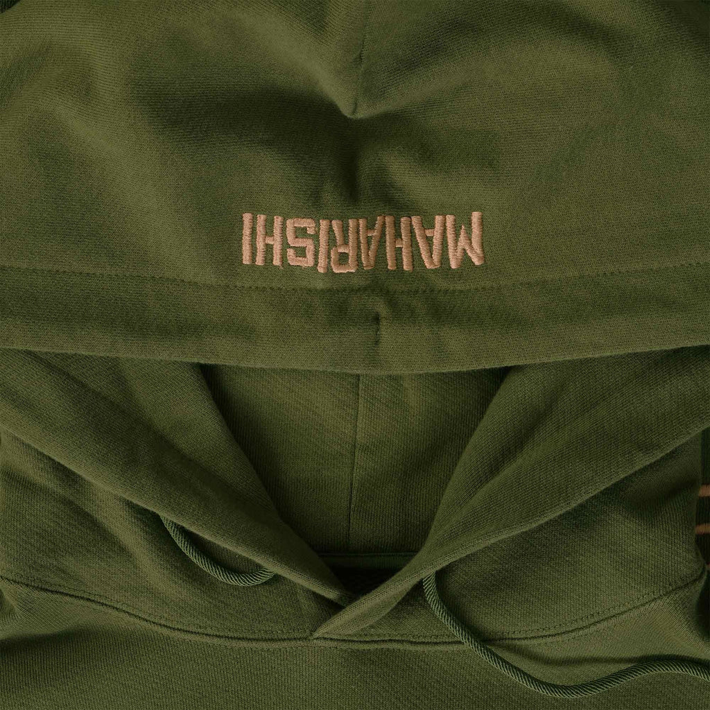 Maharishi U.A.P Embroidered Hooded Sweat - Olive