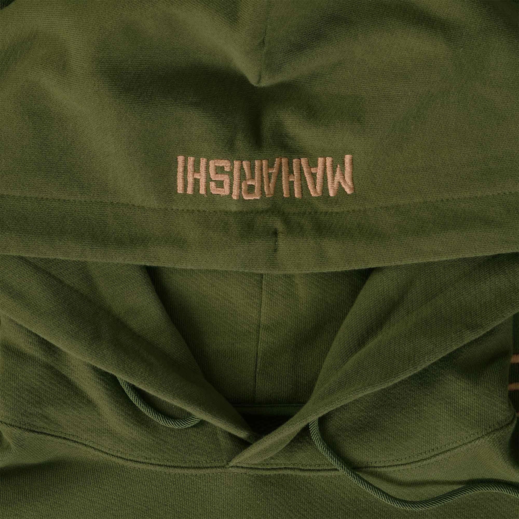 Maharishi U.A.P Embroidered Hooded Sweat - Olive