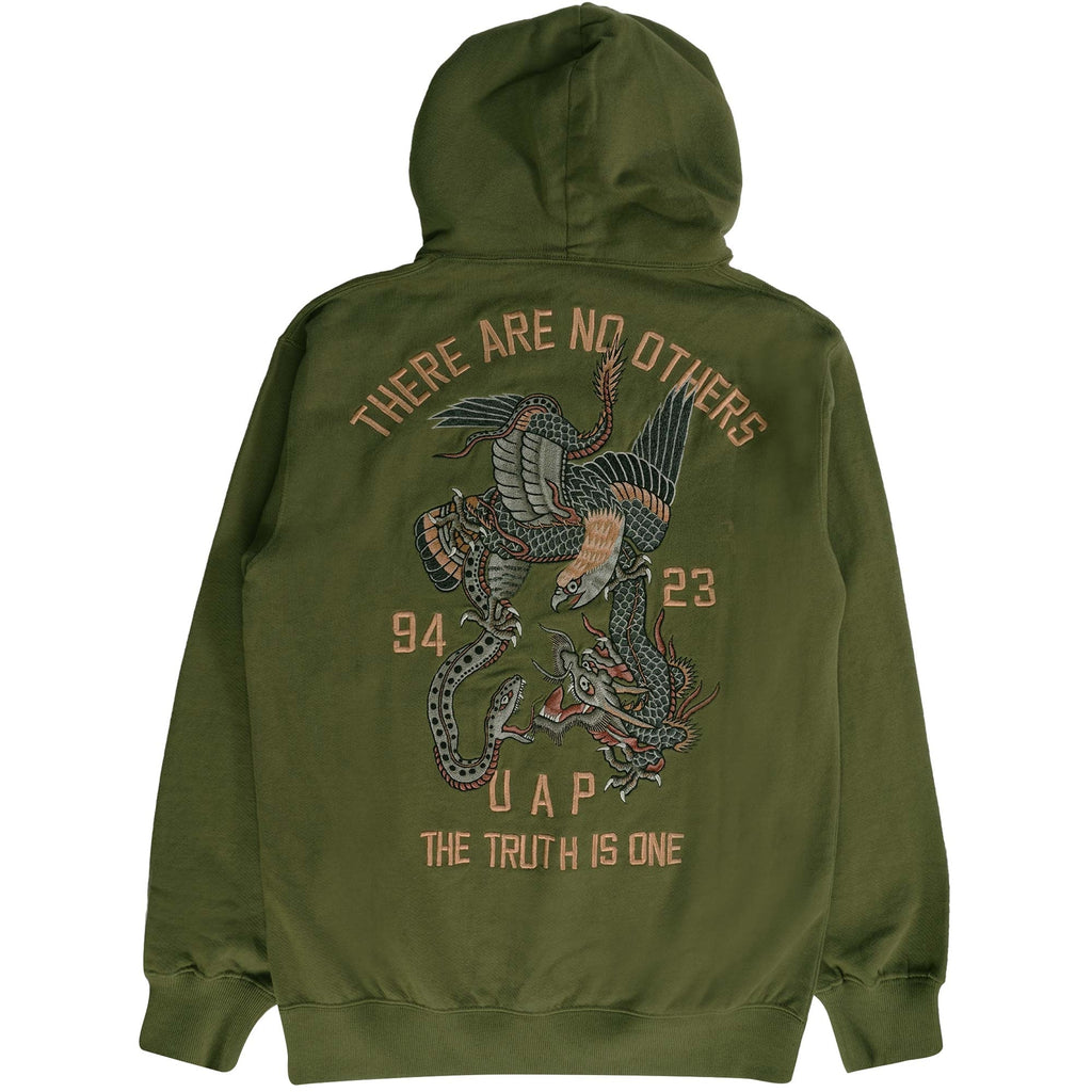 Maharishi U.A.P Embroidered Hooded Sweat - Olive