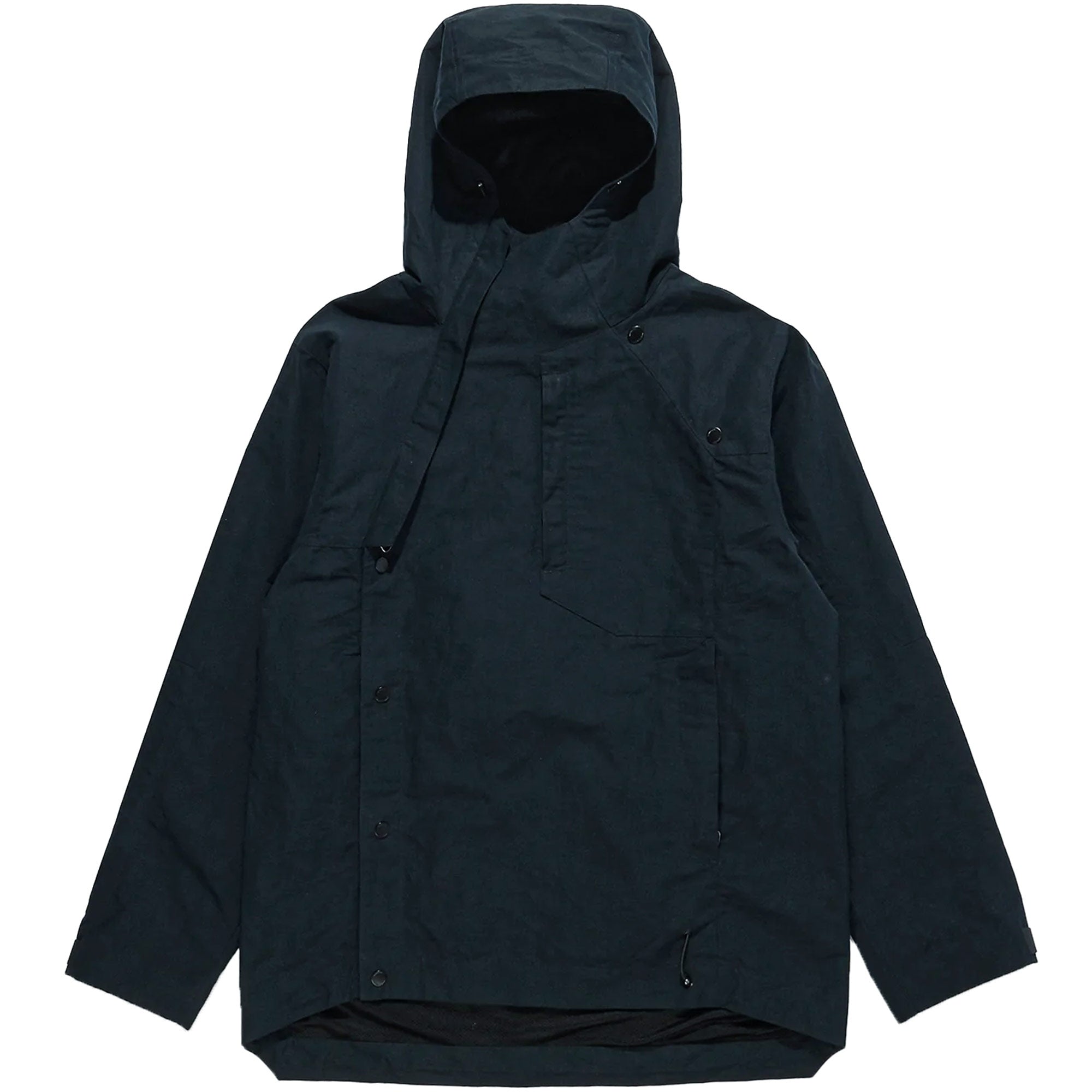 Maharishi Tech Asym Short Parka - Black/Navy