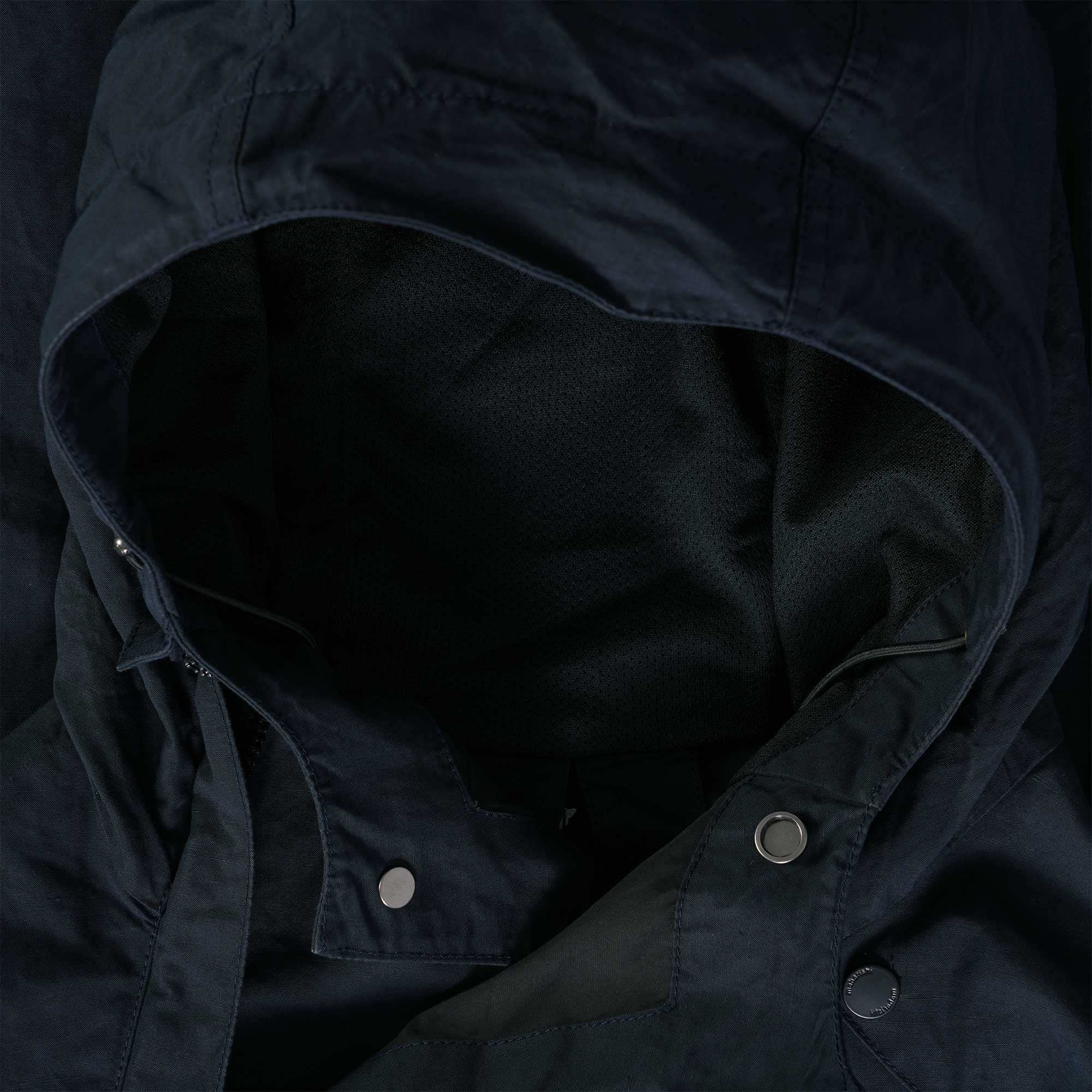 Maharishi Tech Asym Short Parka - Black/Navy