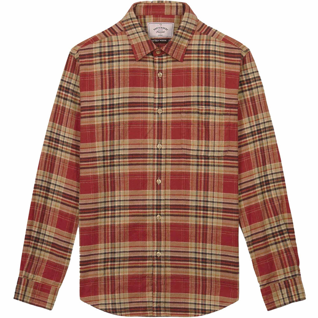 Portuguese Flannel Stinger Shirt - Red/Multi
