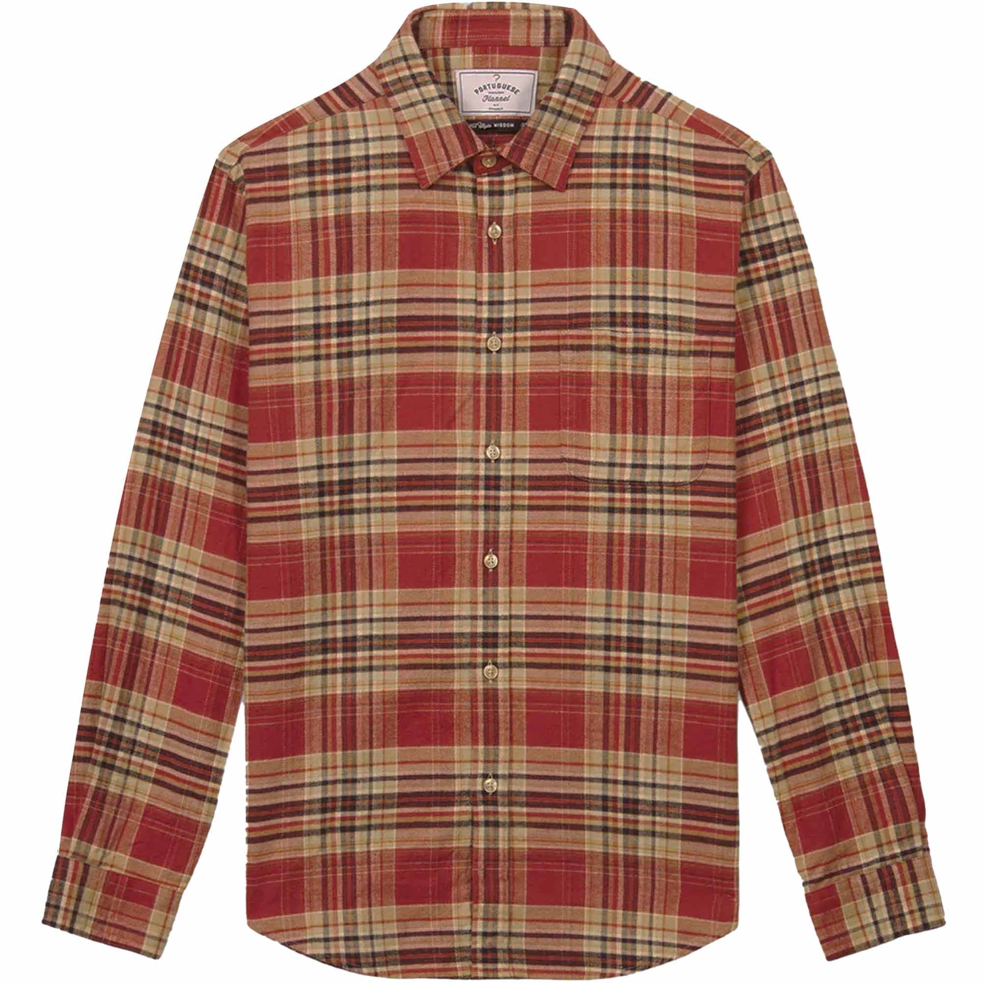 Portuguese Flannel Stinger Shirt - Red/Multi