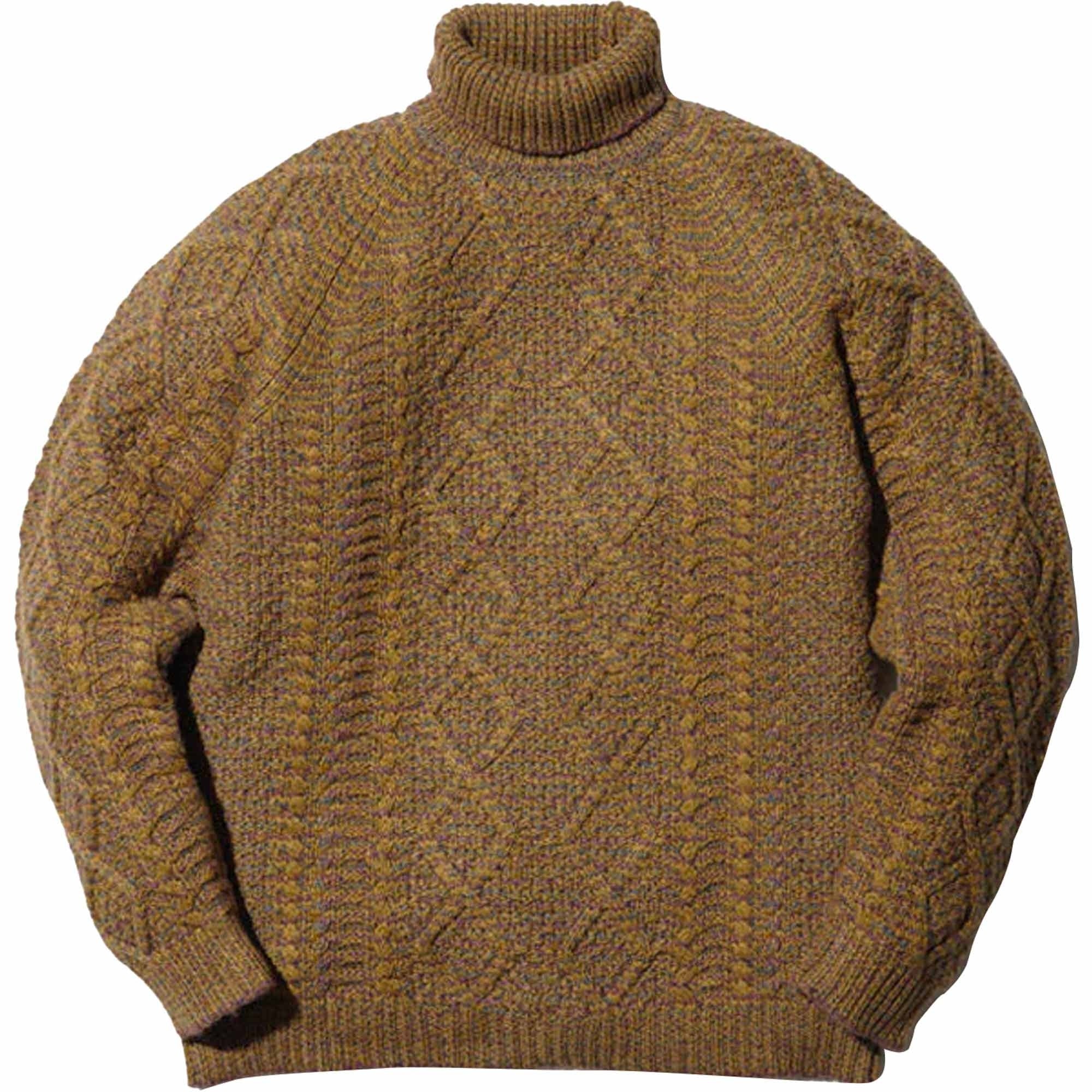 Snow Peak Alpaca Turtleneck Pullover - Mustard