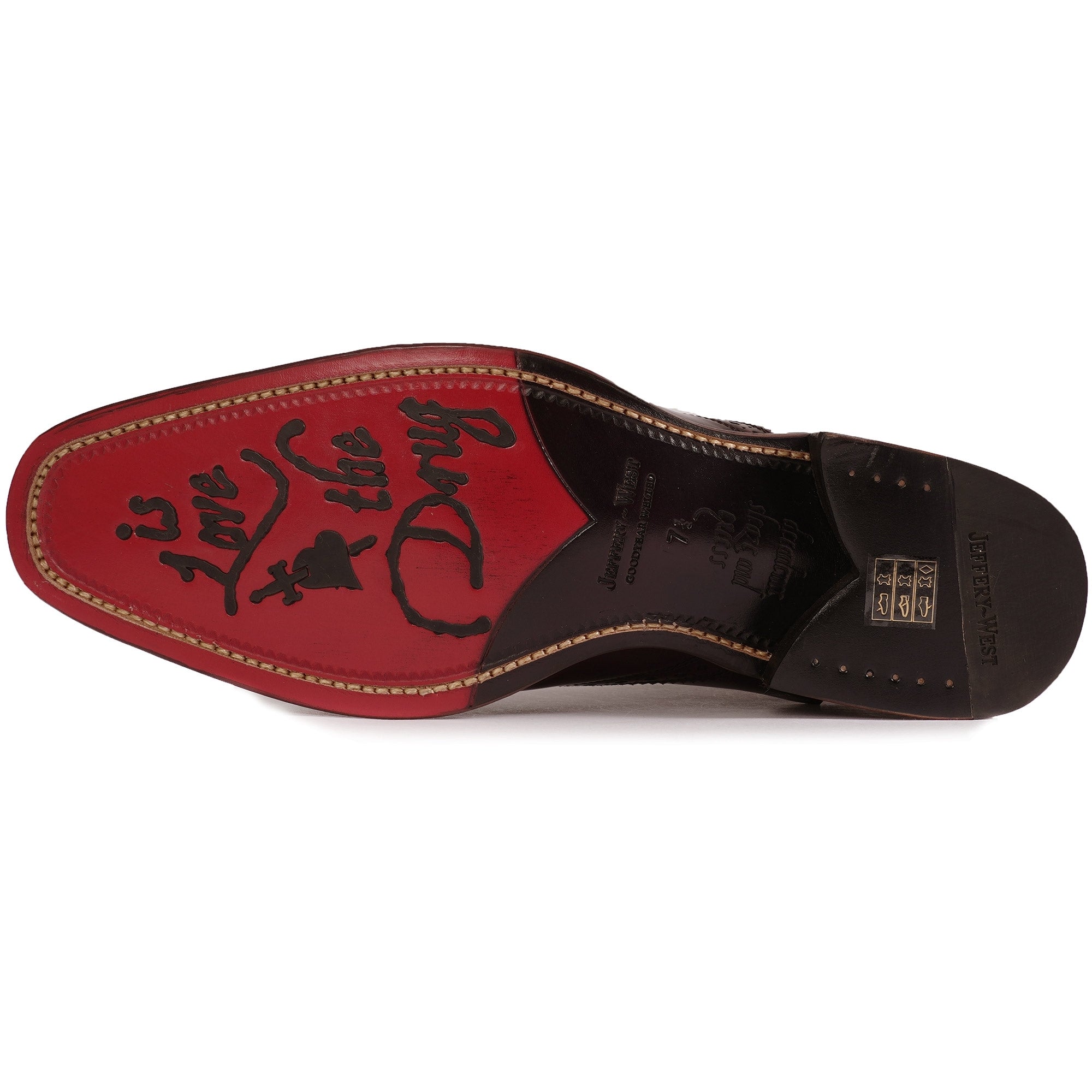 Jeffery West Hendrix-B Wight Chelsea Boot - Vintage Red